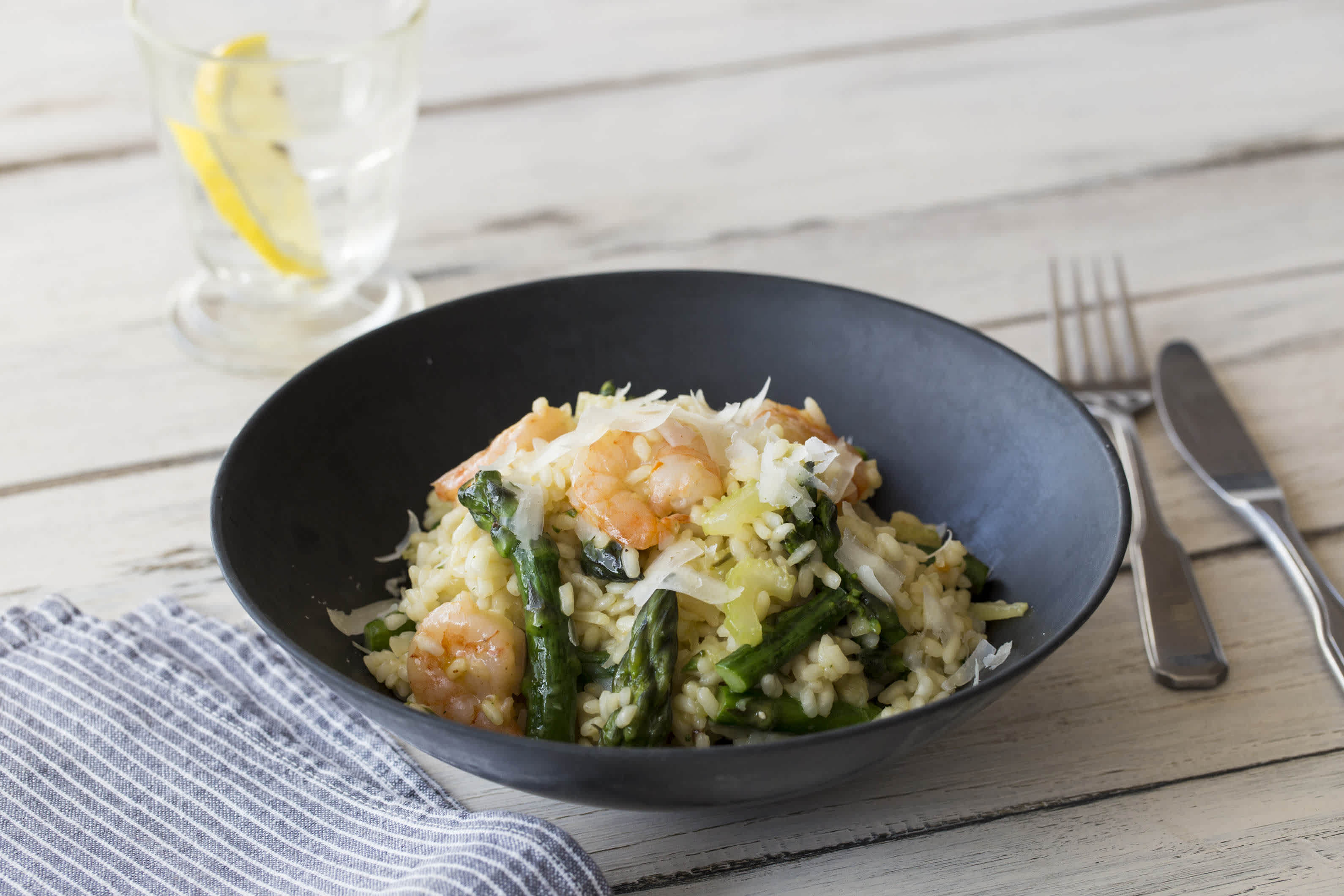 Prawn and Asparagus Risotto Recipe | HelloFresh