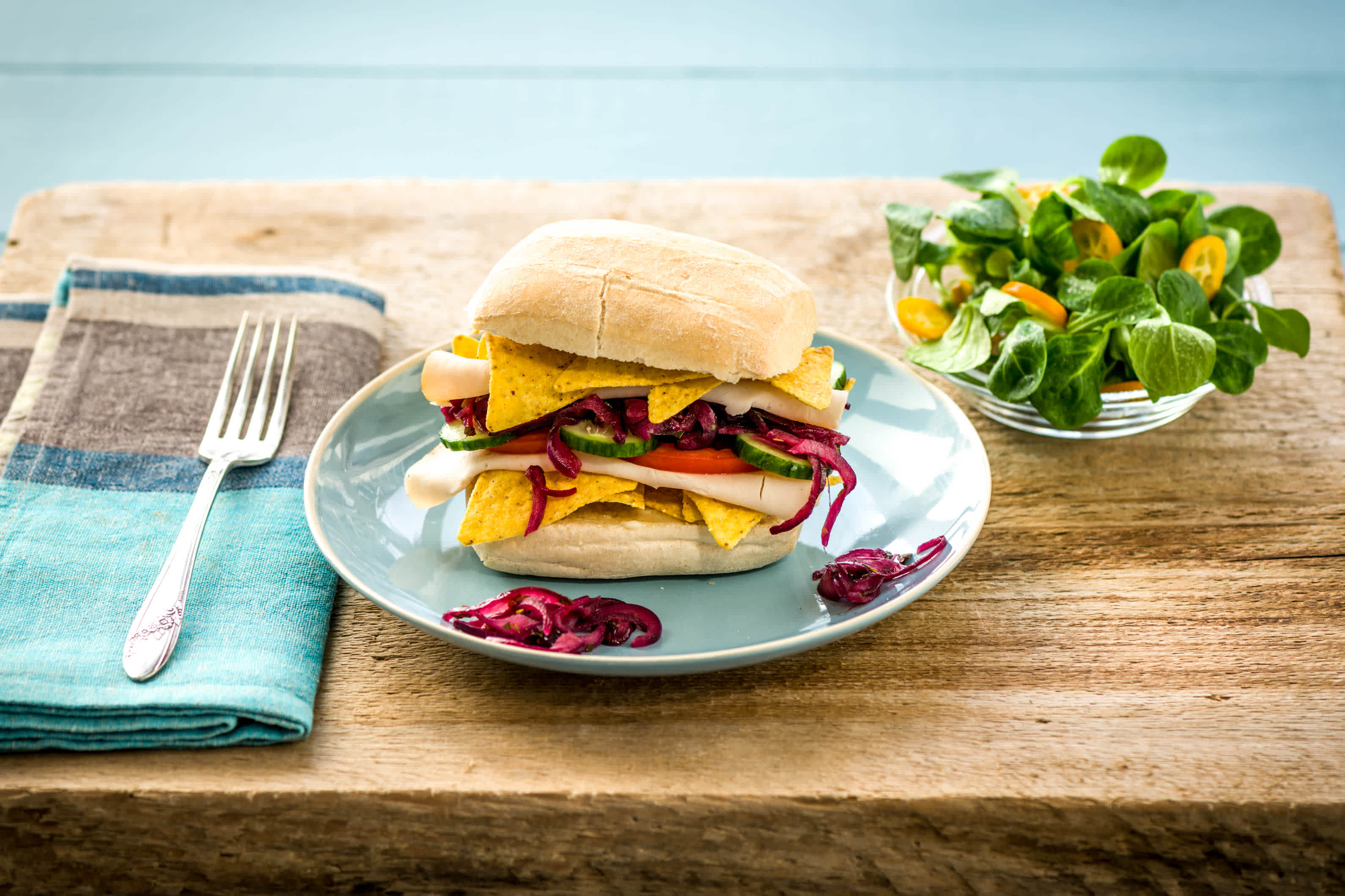 Lecker belegtes Truthahnbrust-Sandwich Rezept | HelloFresh