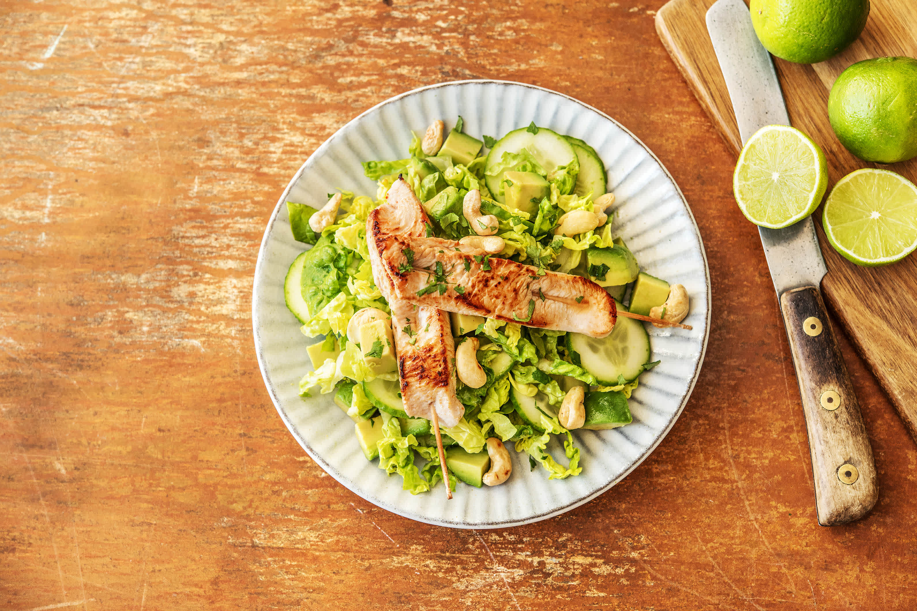 Trutenspiessli in Limetten-Chili-Marinade Rezept | HelloFresh