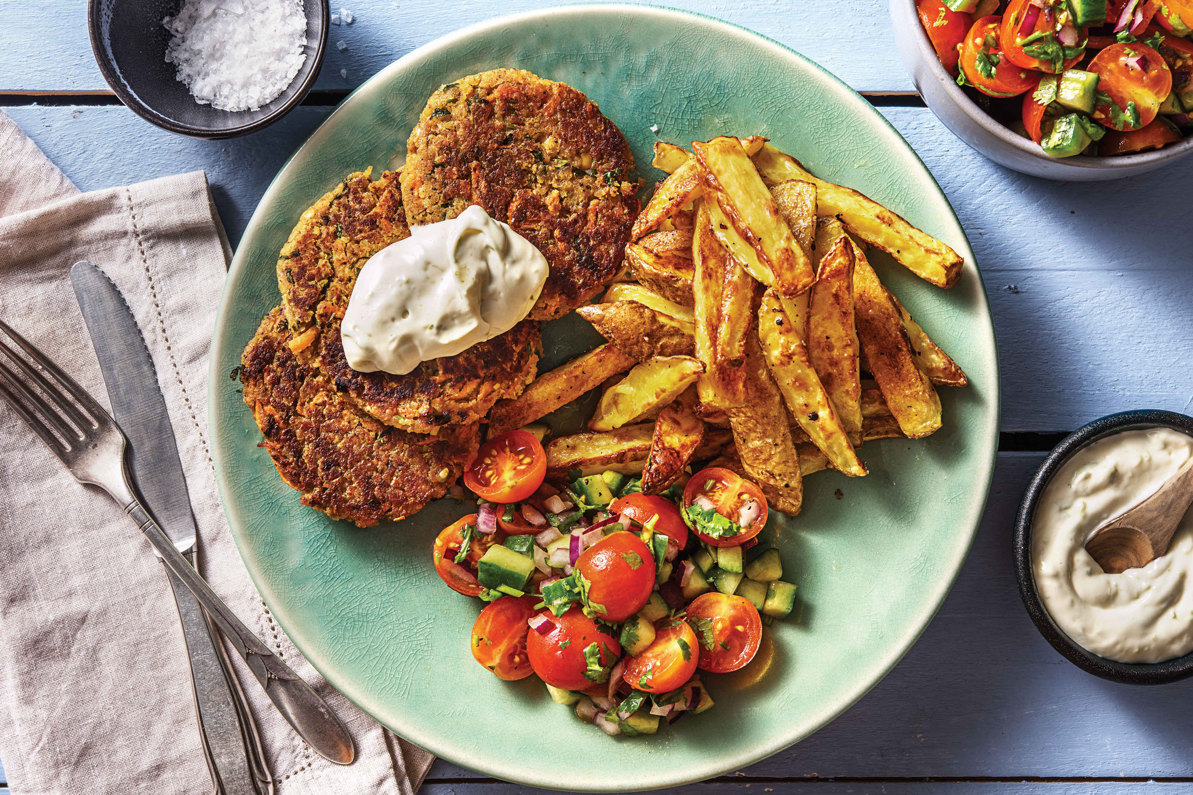 Indian Chickpea Patties Recipe HelloFresh