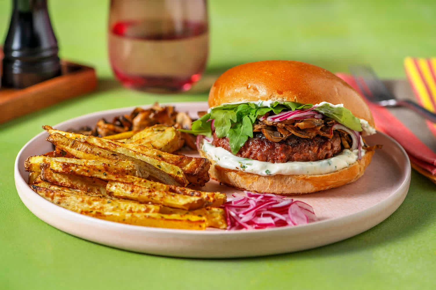 Vegetarisk burger 