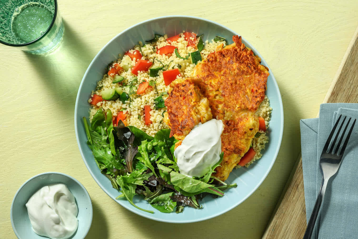 Pandestegte halloumifritters