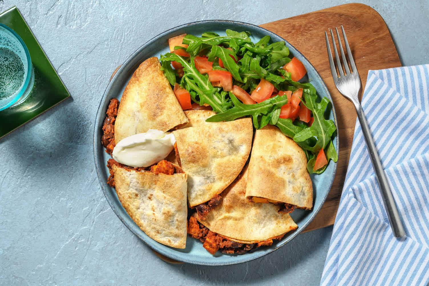 Cheesy Sweet Potato Quesadillas Recipe HelloFresh