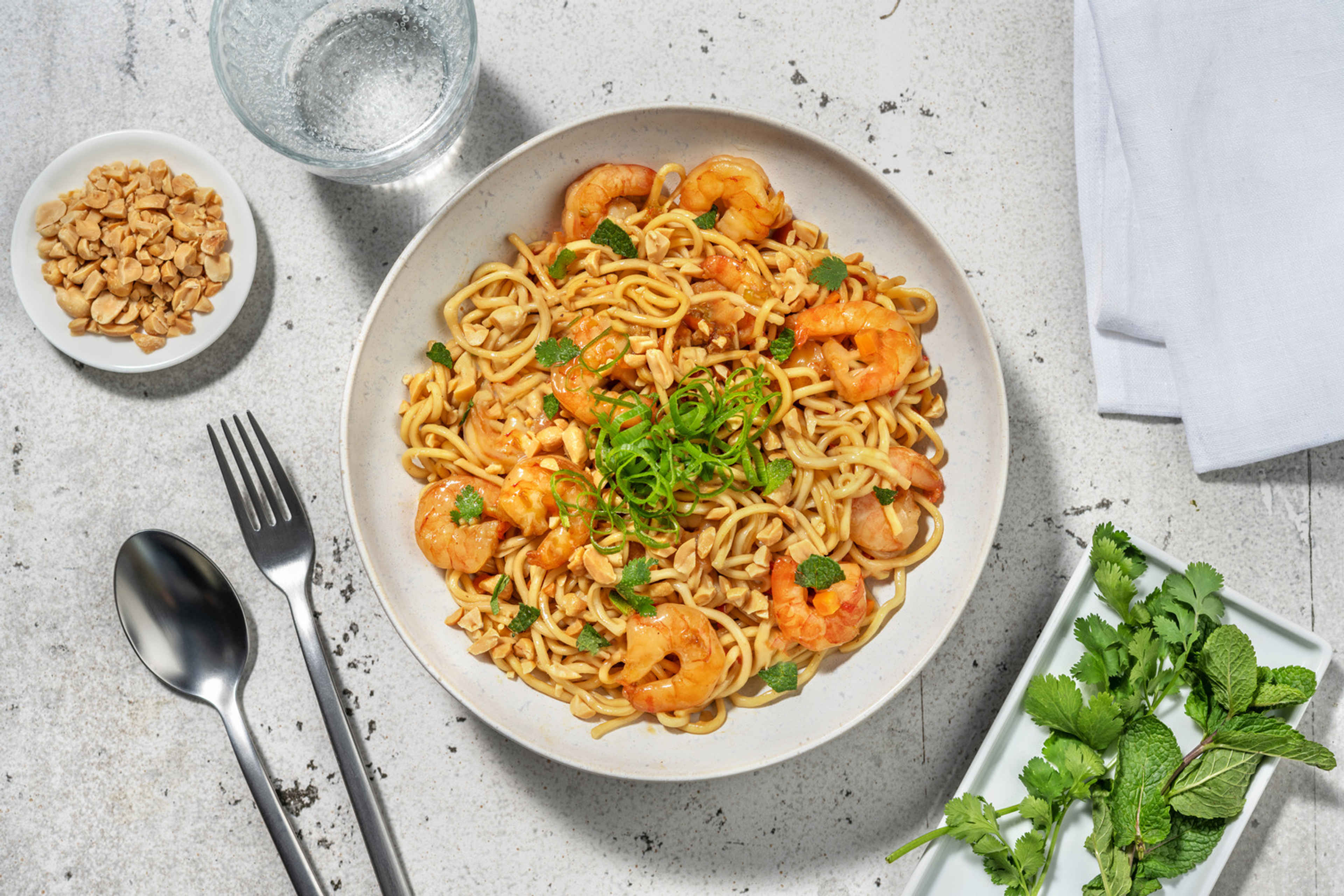 Nouilles aux crevettes façon Pad Thaï Recette HelloFresh