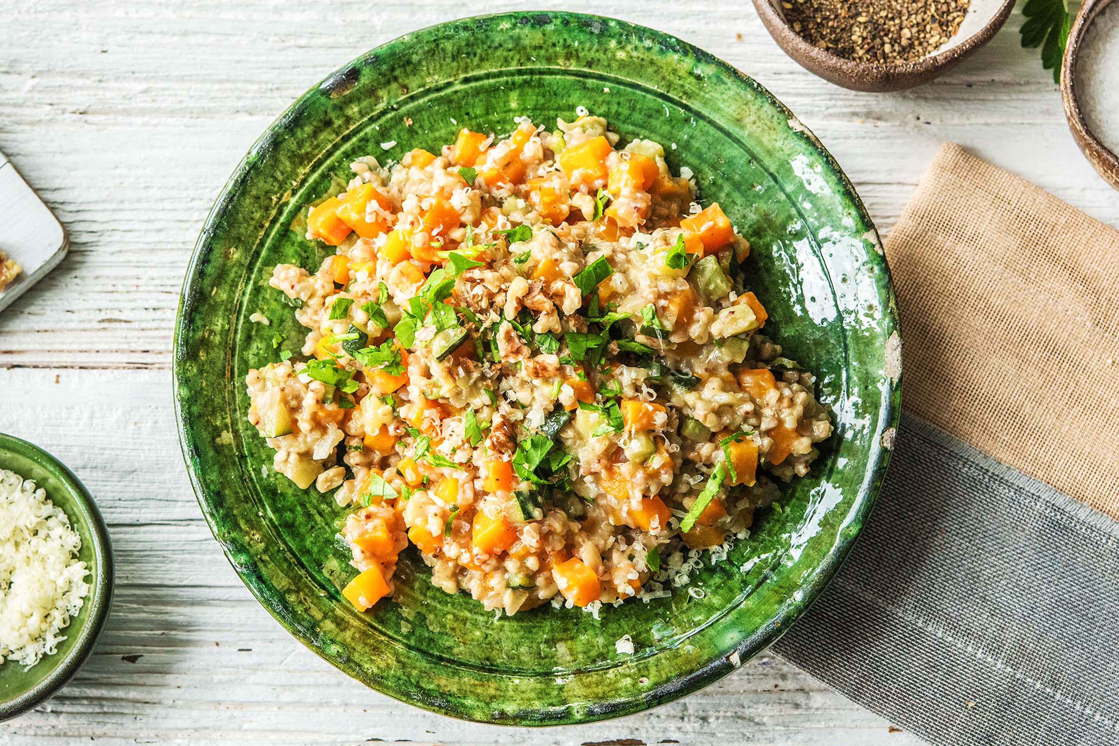 Baked Pumpkin & Buckwheat Risotto Recipe HelloFresh
