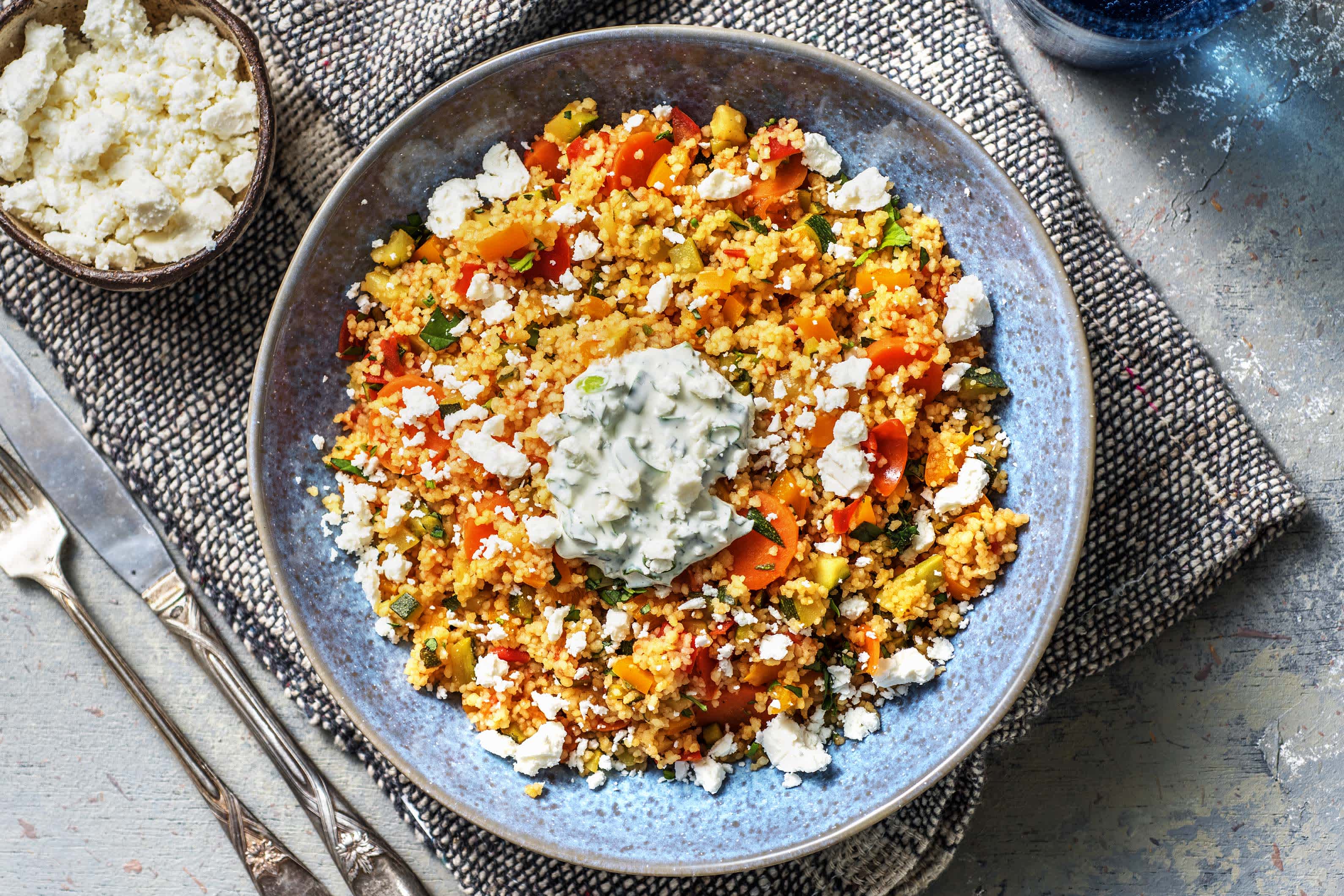 Bunte Couscous-Gemüse-Pfanne