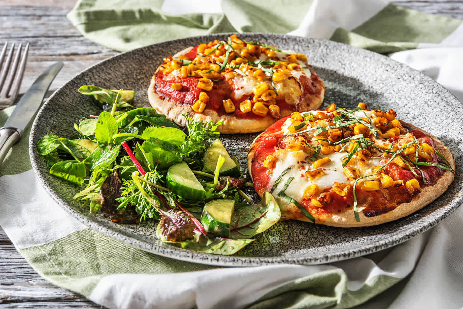 Burrata Margherita Pizzettes Recipe | HelloFresh