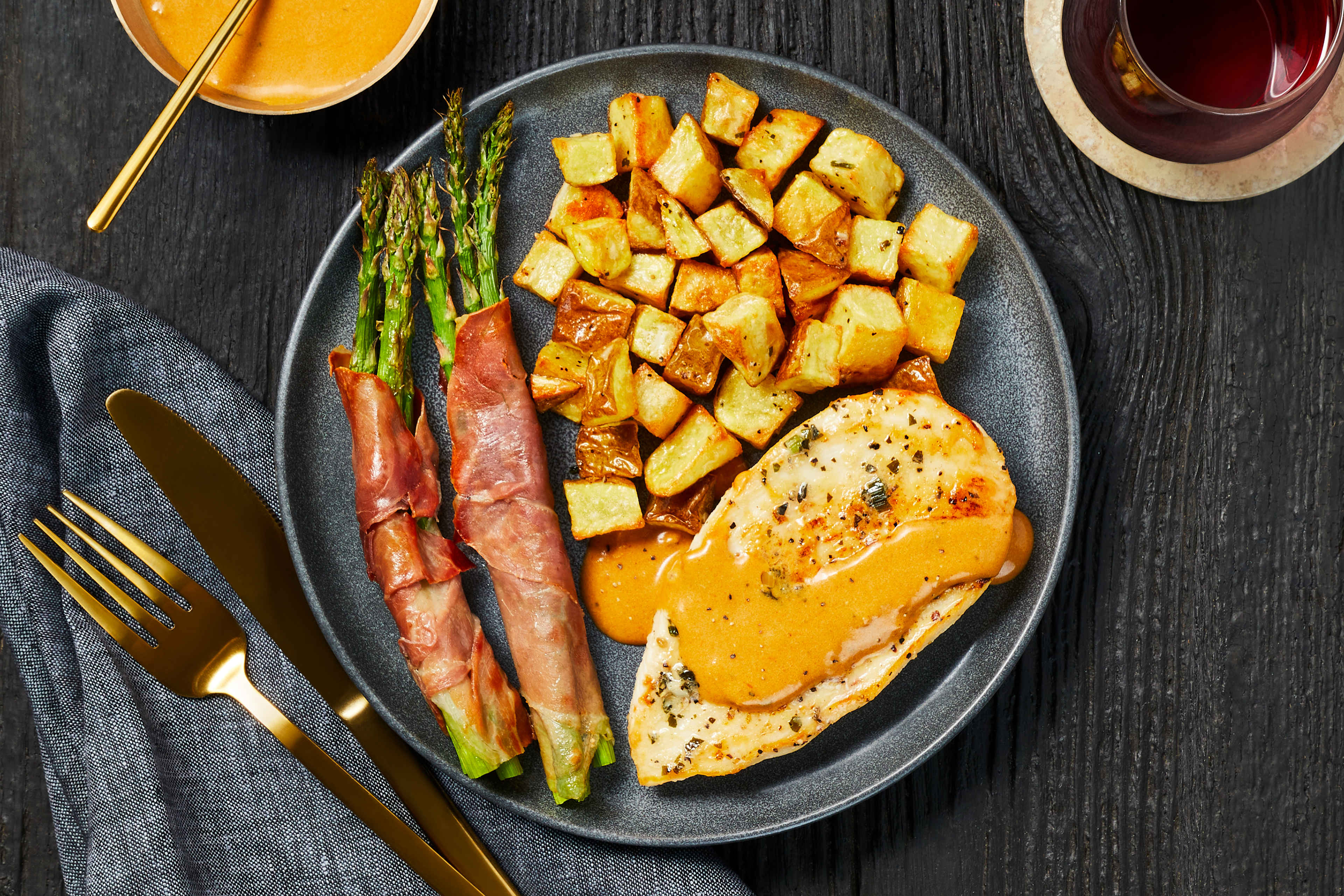 Buttery GarlicHerb Chicken Recipe HelloFresh
