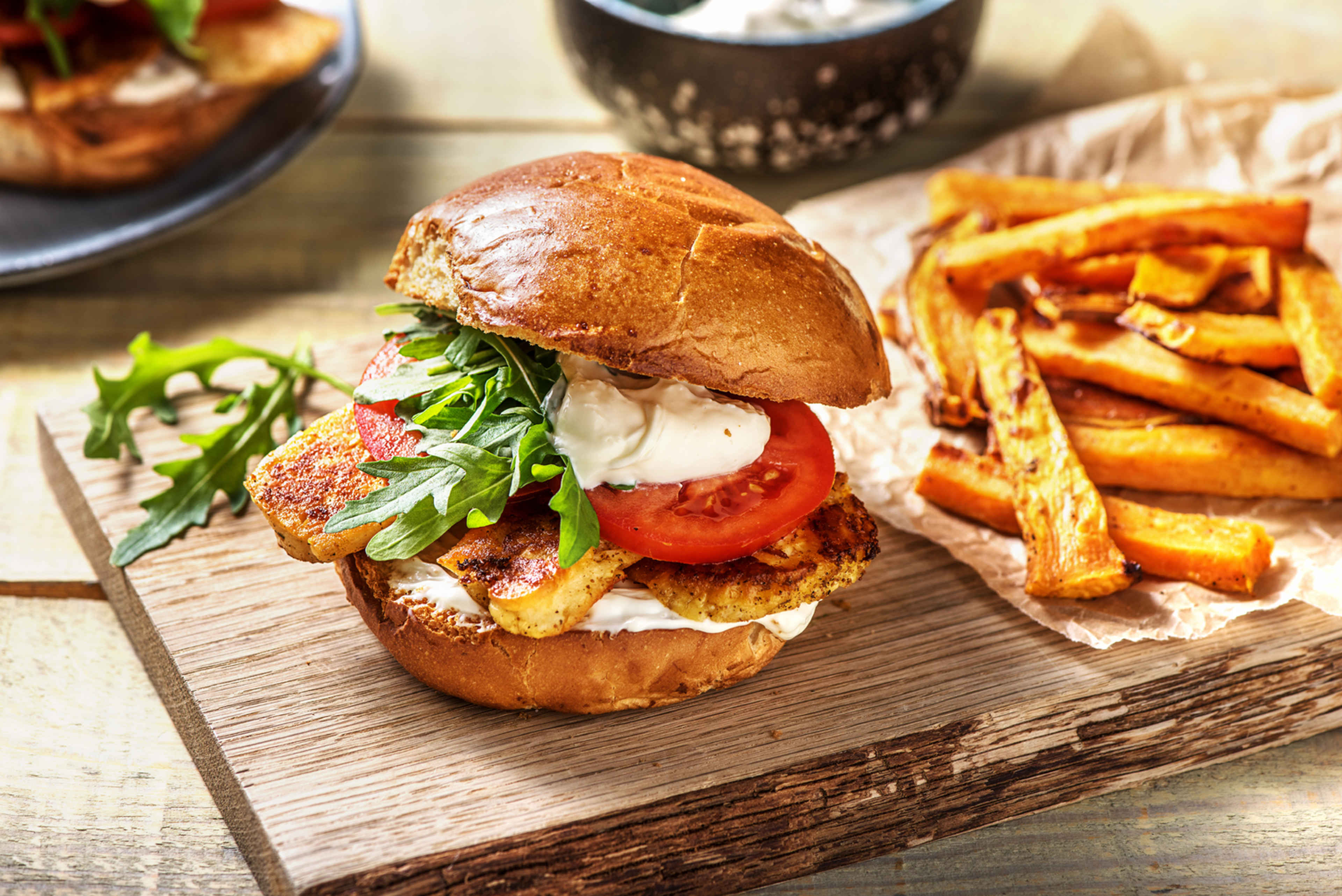 Cajun Halloumi Burgers Recipe HelloFresh