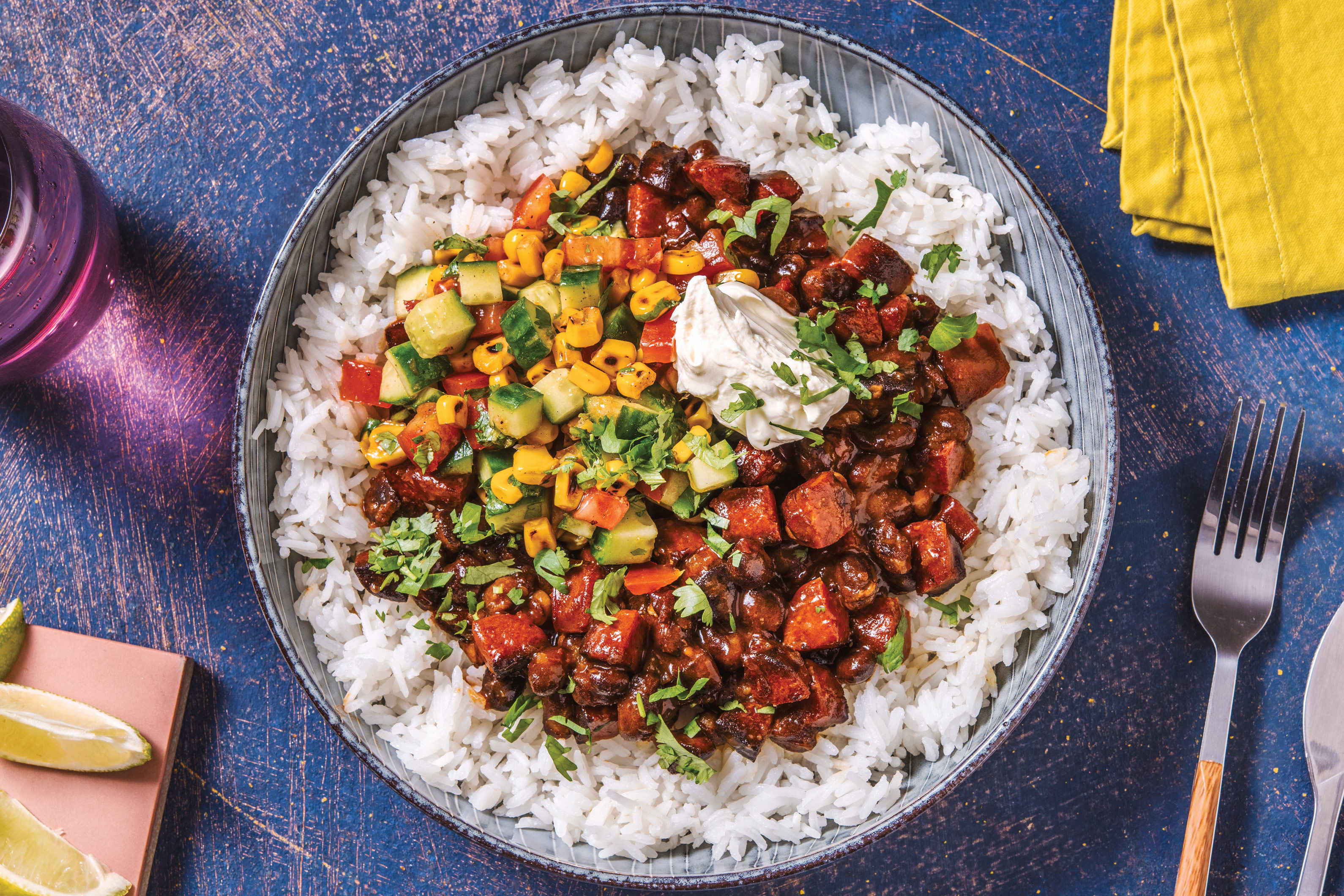 Chorizo Burrito Bowl Recipe HelloFresh