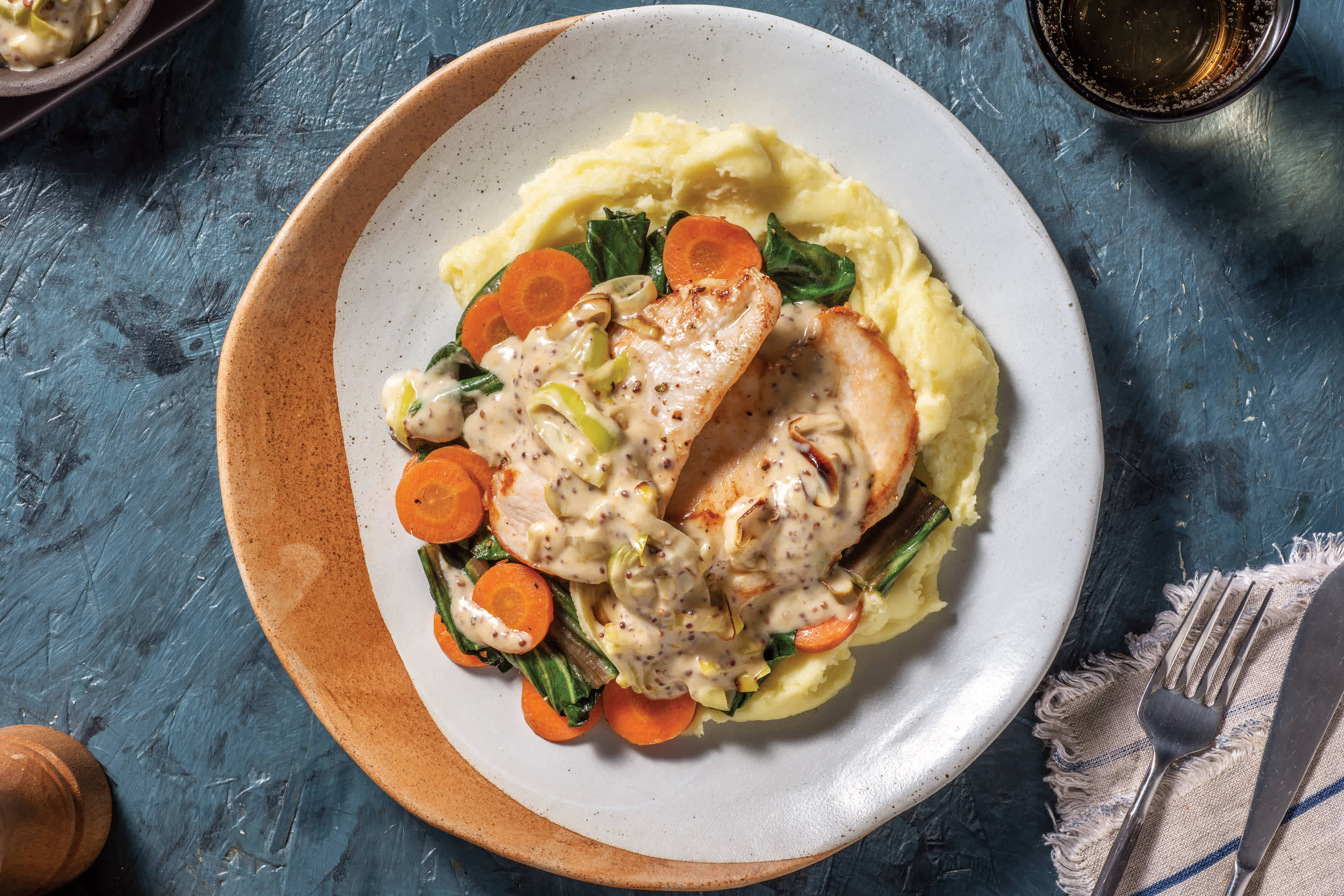 Creamy Leek & Mustard Chicken Recipe | HelloFresh