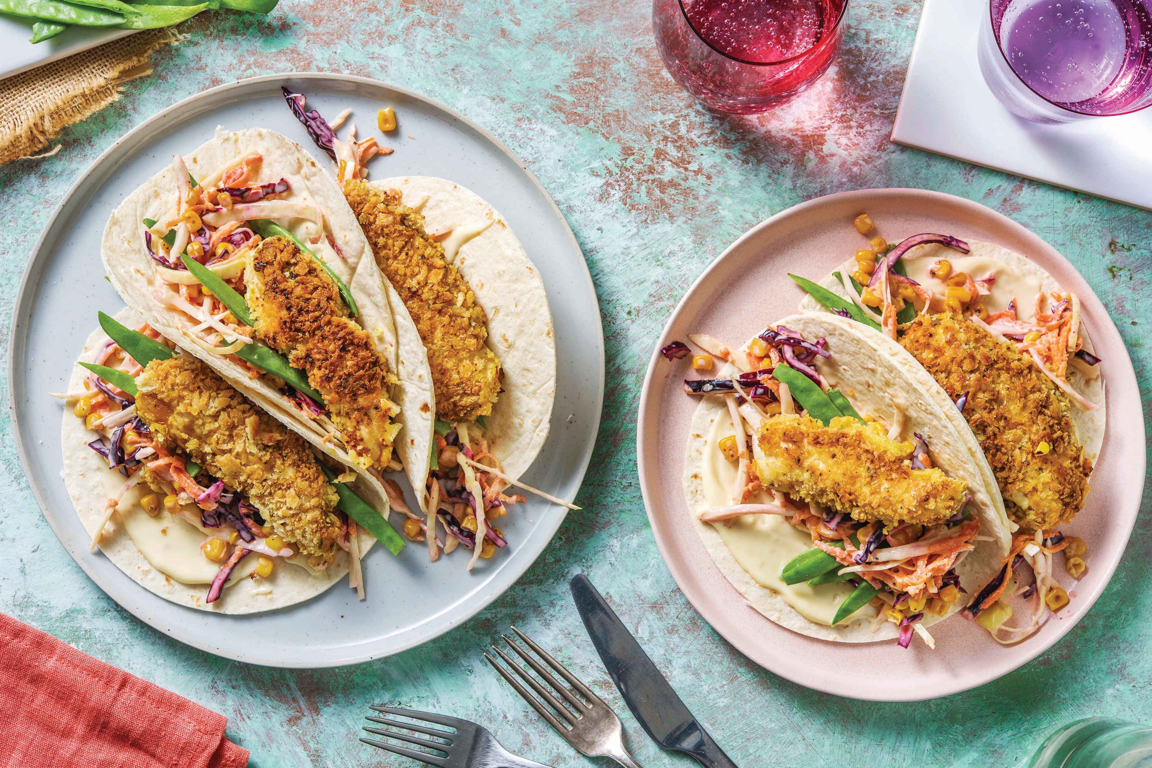 Crispy Chicken Tender Tacos Cook Now! Recipe HelloFresh