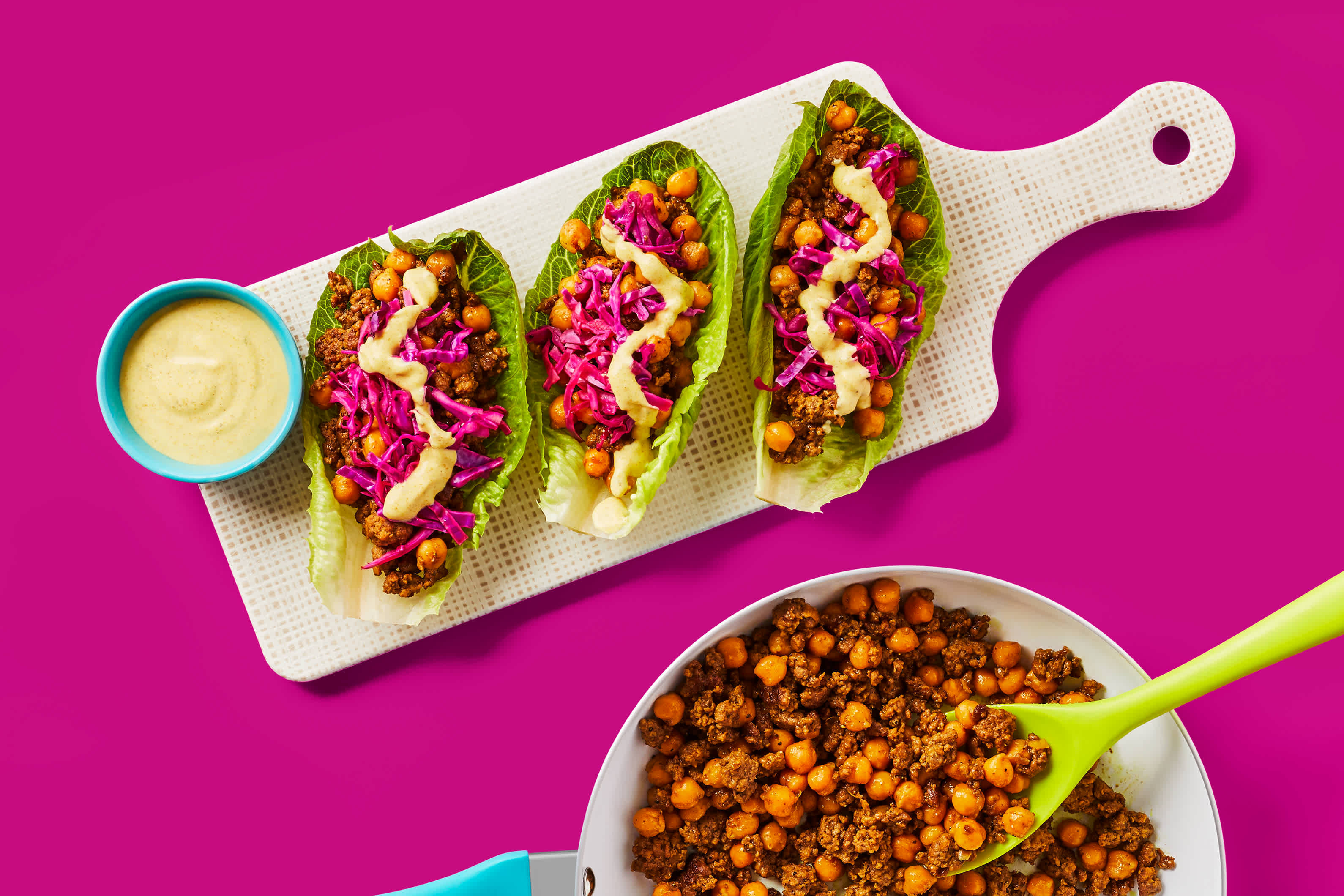 OnePan Curried Beef Lettuce Wraps Recipe HelloFresh