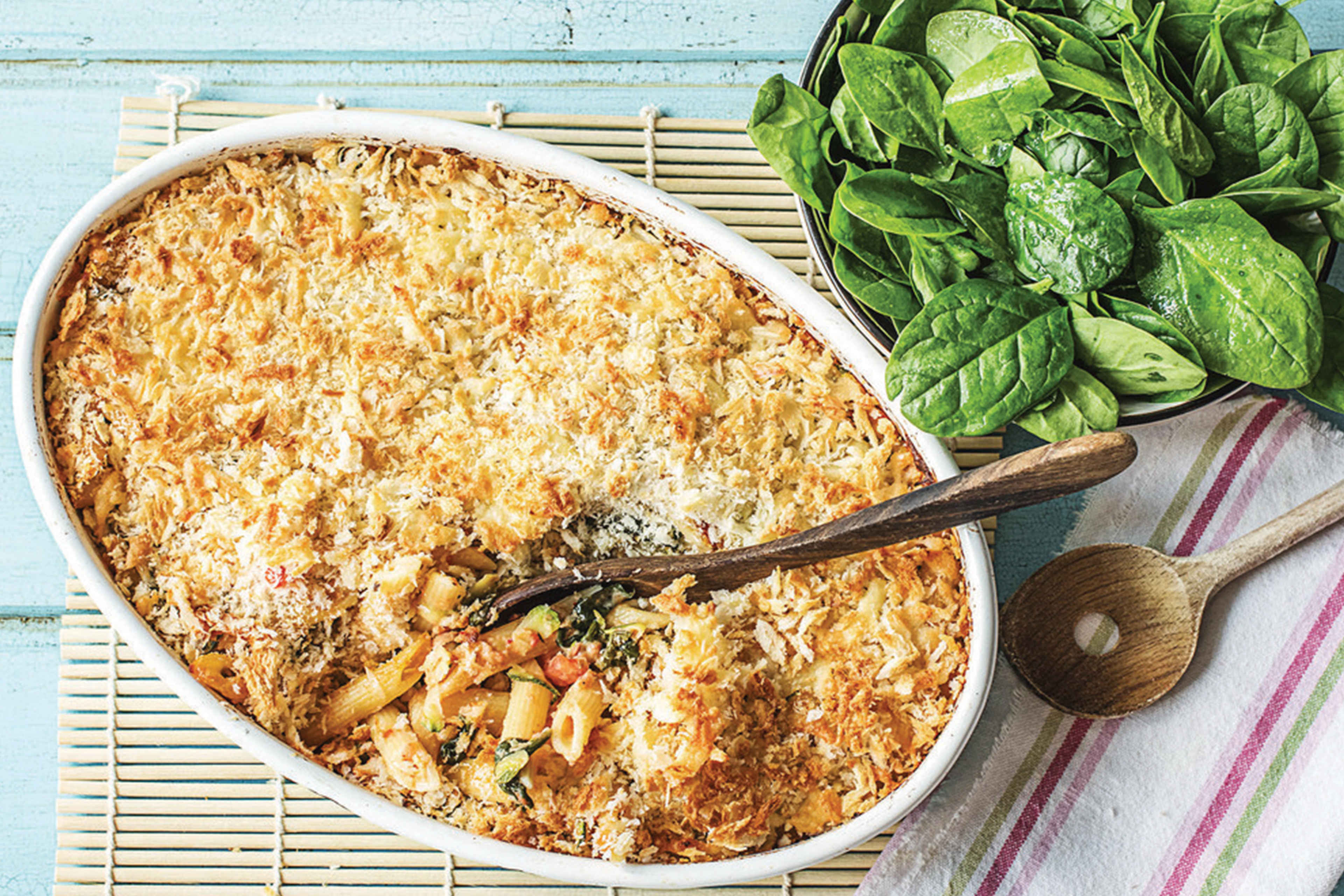 Double Cheese, Thyme & Zucchini Baked Penne Recipe HelloFresh