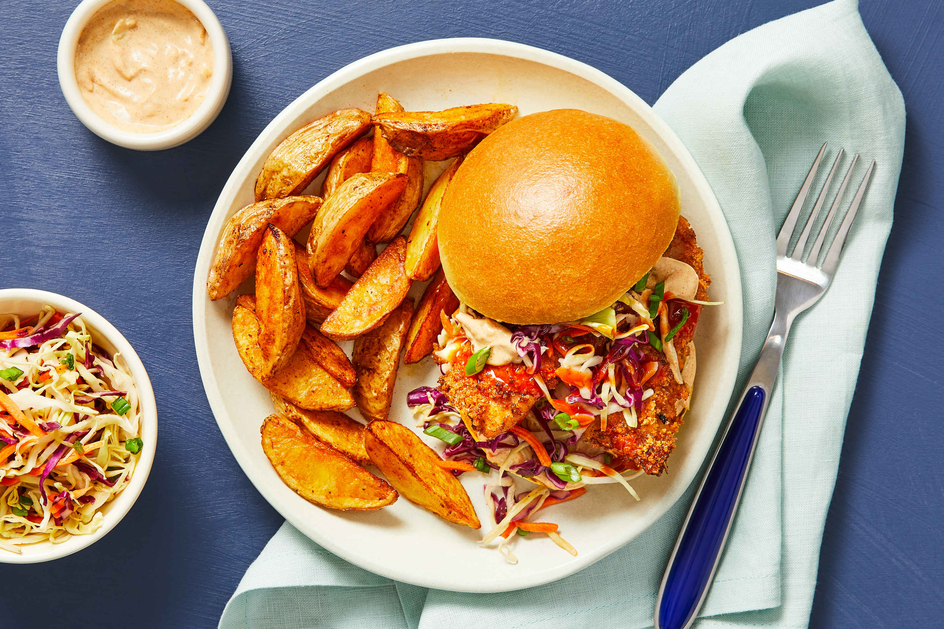 DownHome Rockfish Sandwiches Recipe HelloFresh
