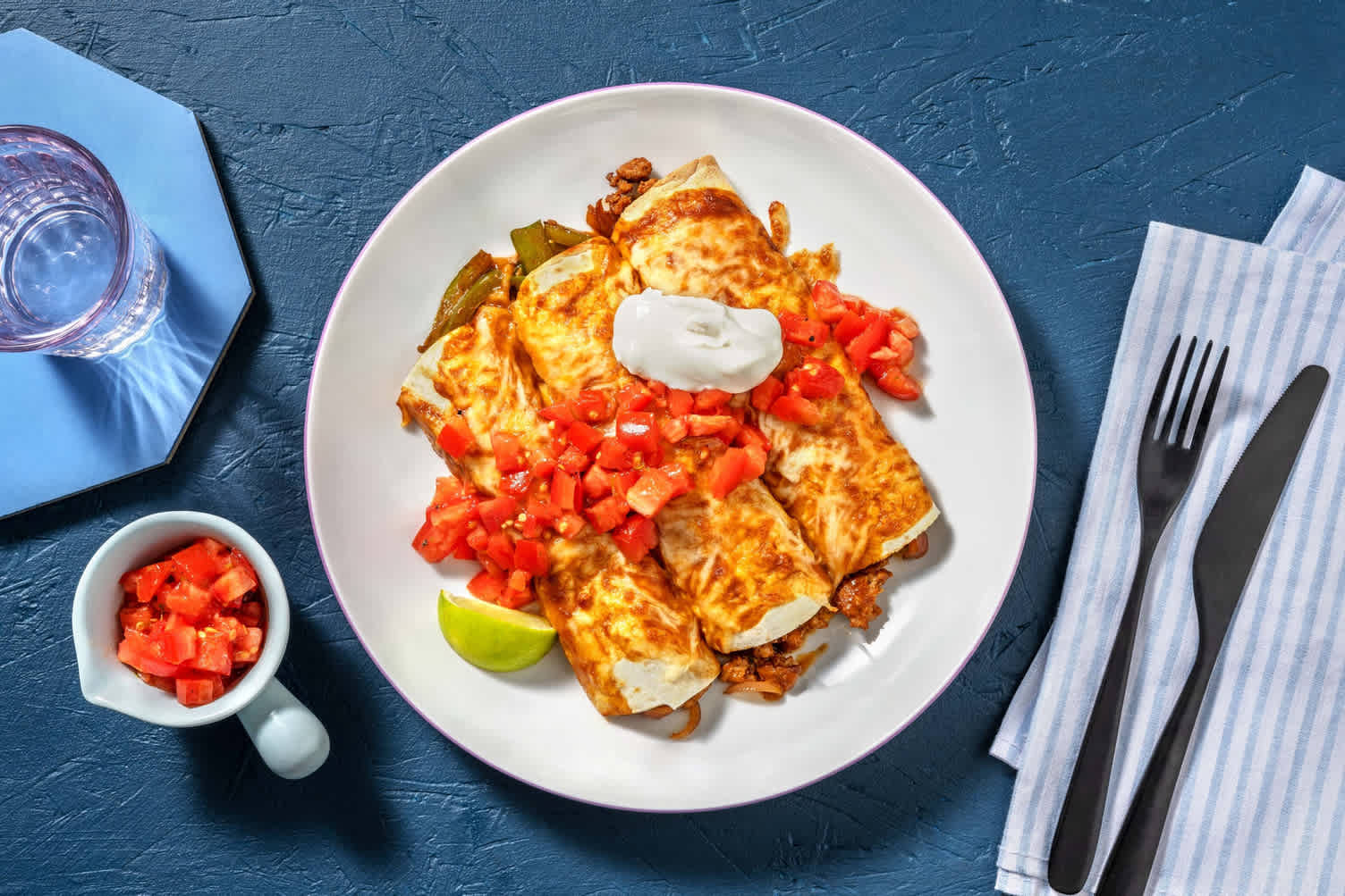 Cheesy Pork Enchiladas and DIY Enchilada Sauce