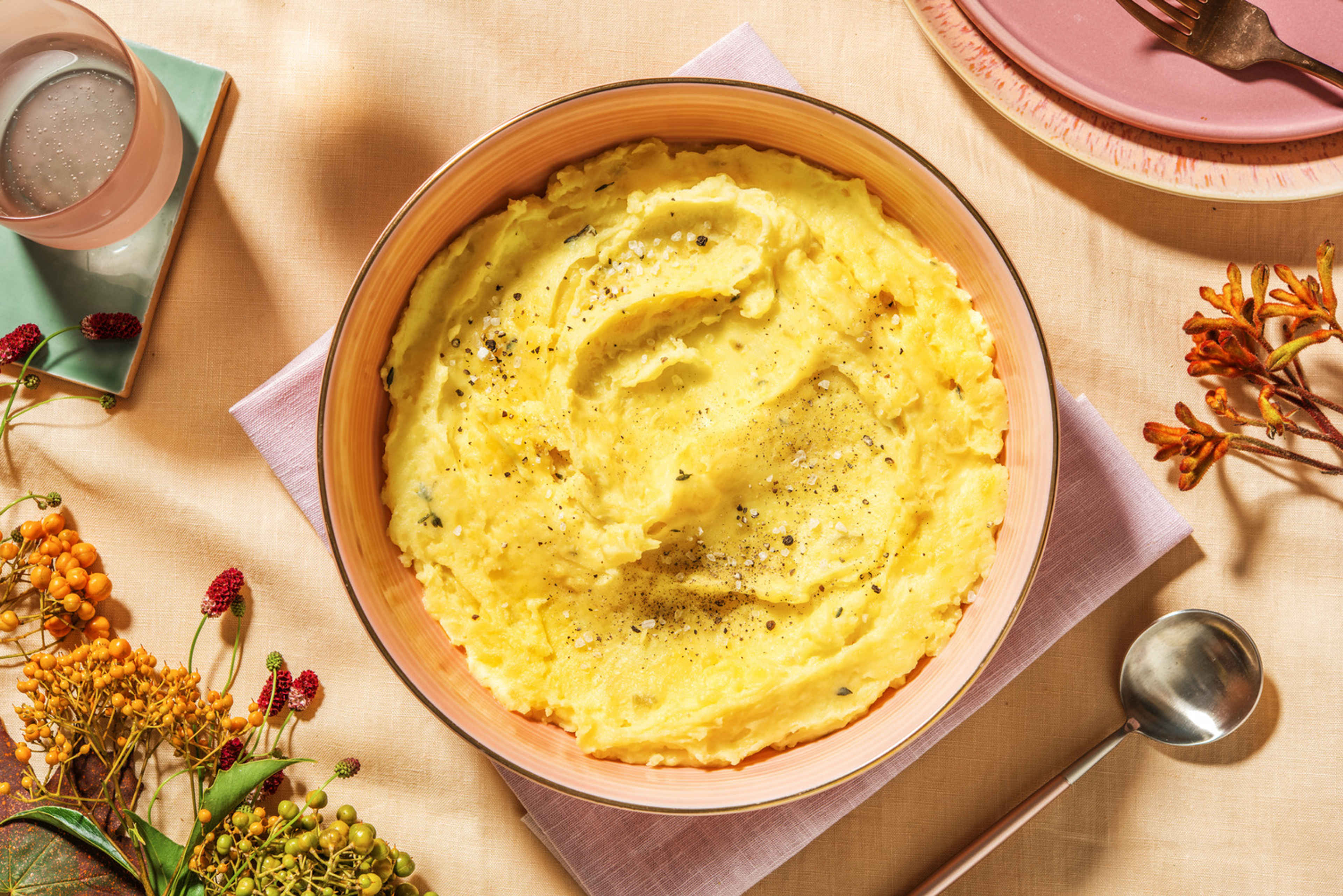 Garlic and Thyme Infused Mash Recipe HelloFresh