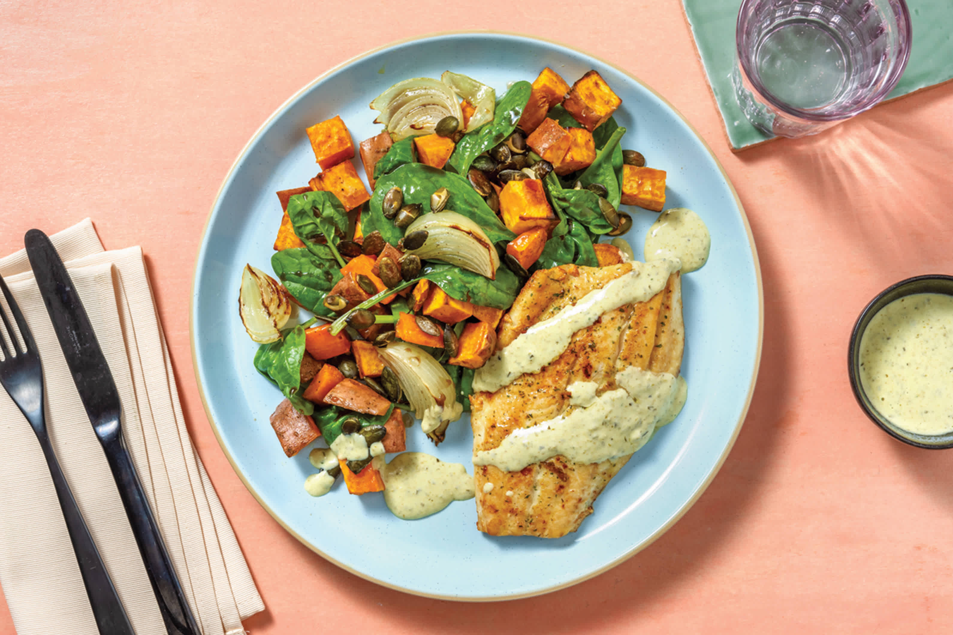 Garlic & Herb Barramundi Recipe | HelloFresh