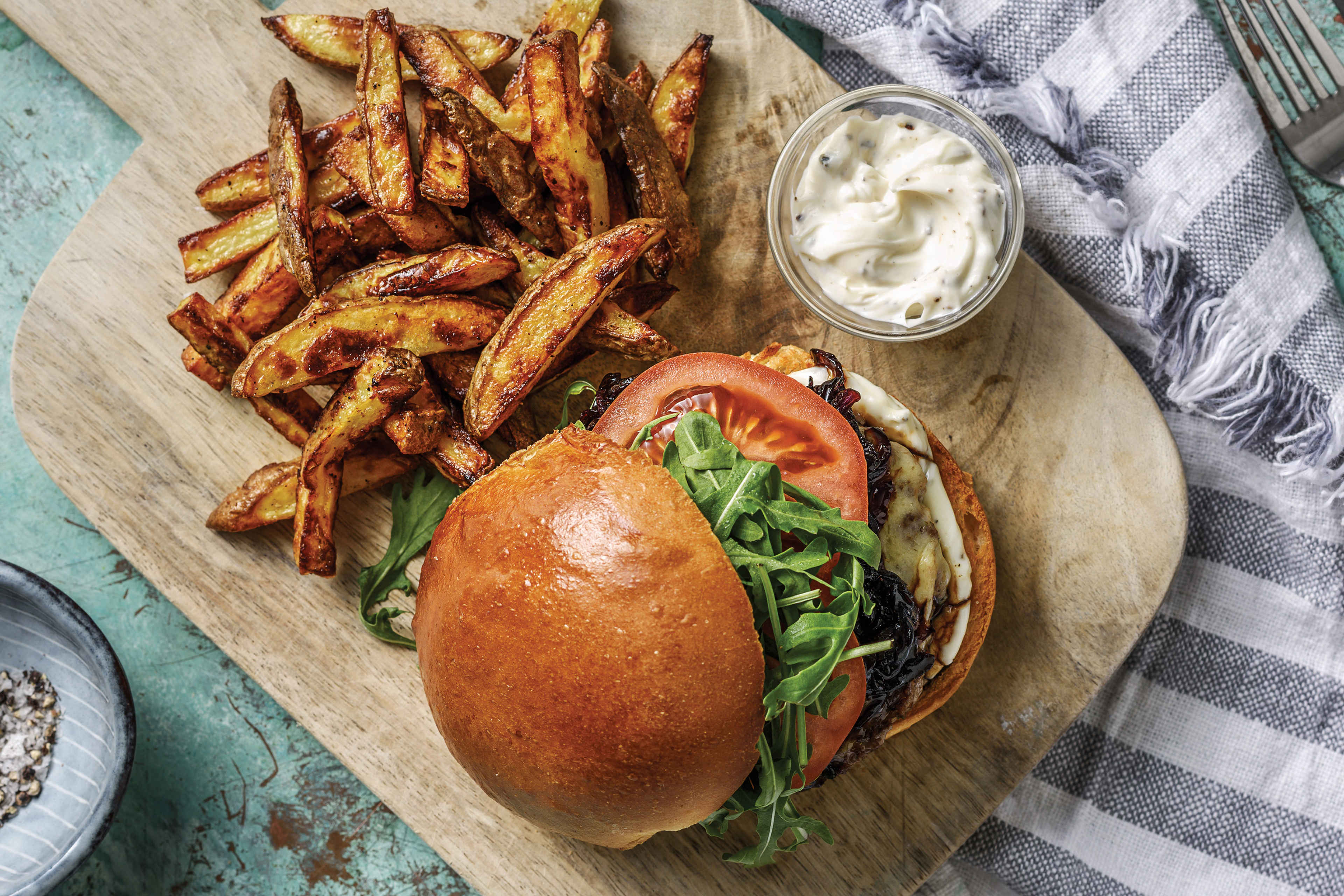 Garlic & Herb Beef Burger Recipe HelloFresh