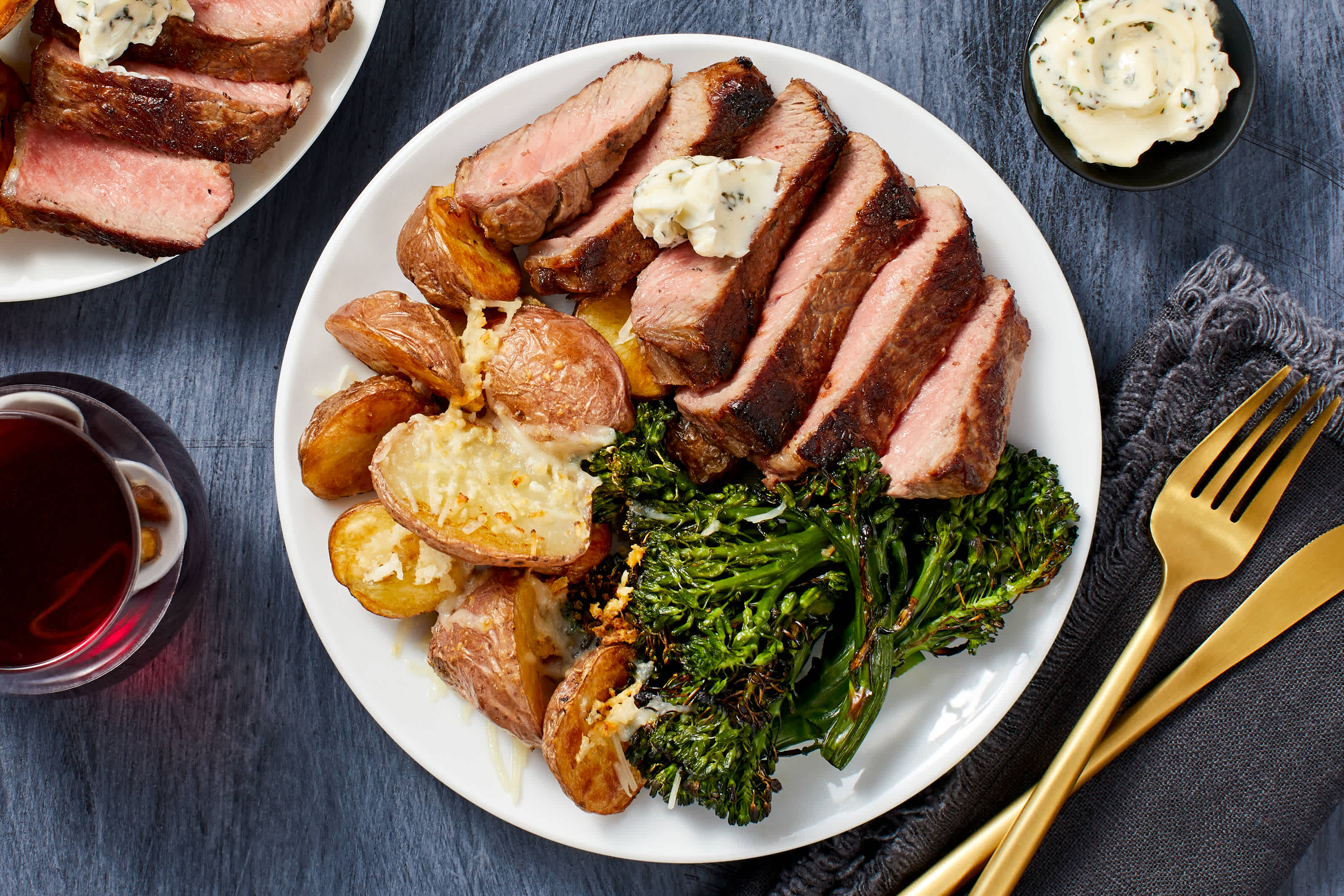 Sirloin Steak with Compound Butter Recipe HelloFresh