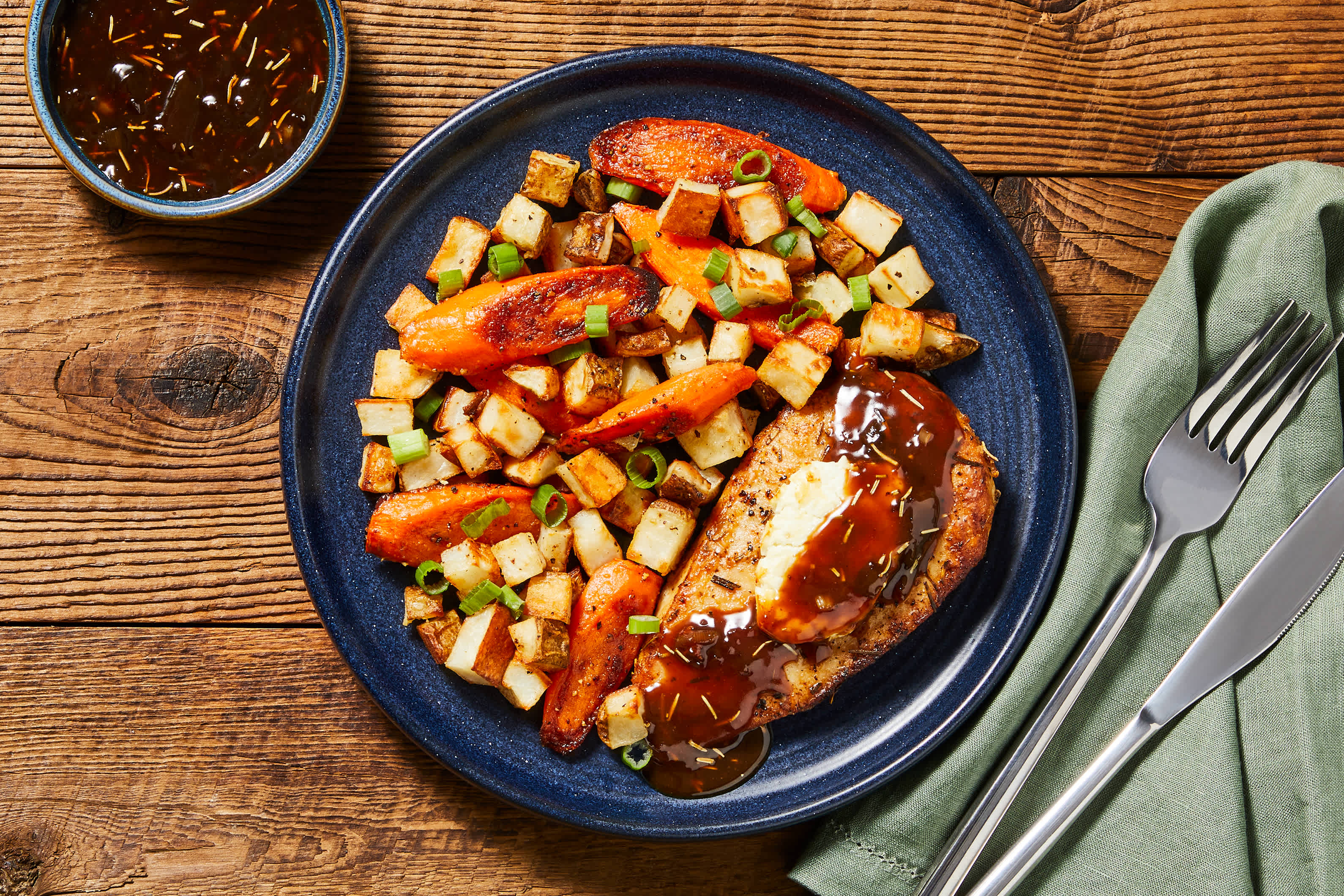 Goat Cheese Chicken with Figgy Balsamic Recipe HelloFresh