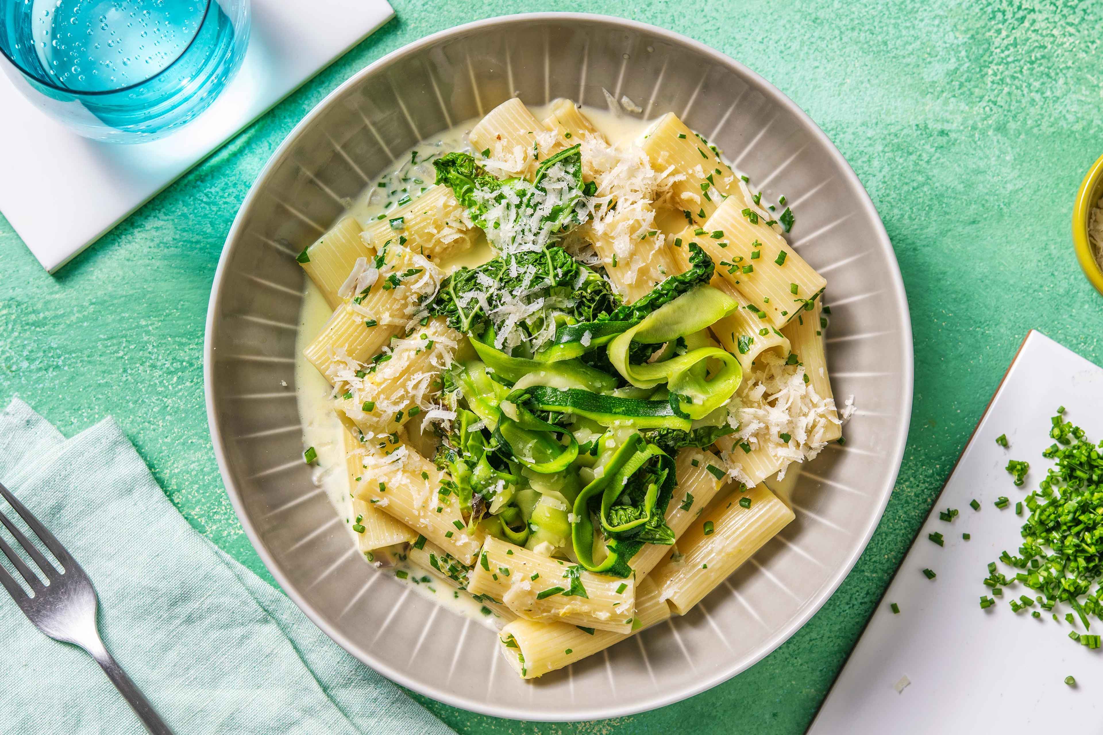 Herby Creamy Rigatoni Recipe HelloFresh