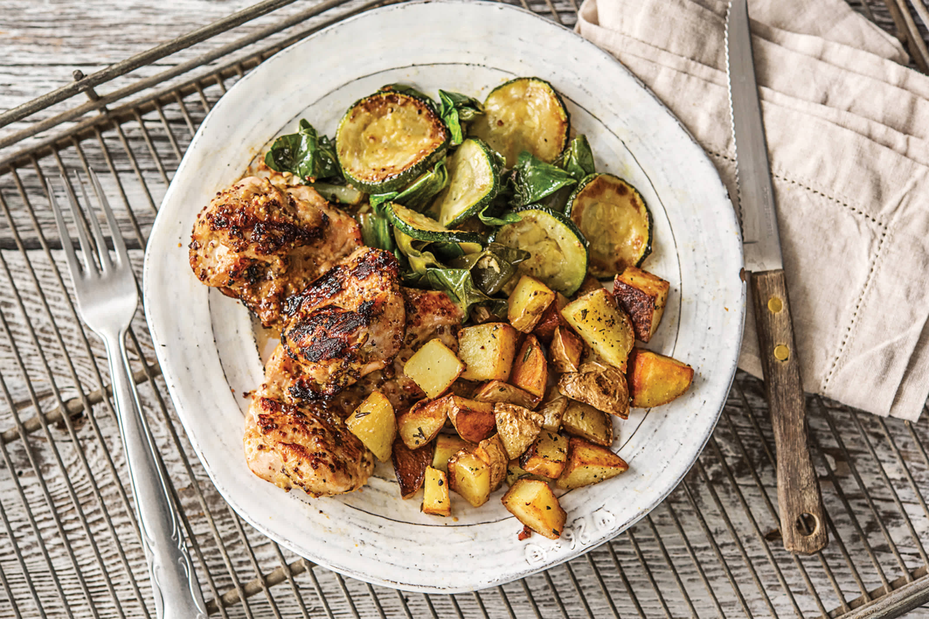 Honey-Mustard Chicken with Potatoes Recipe | HelloFresh