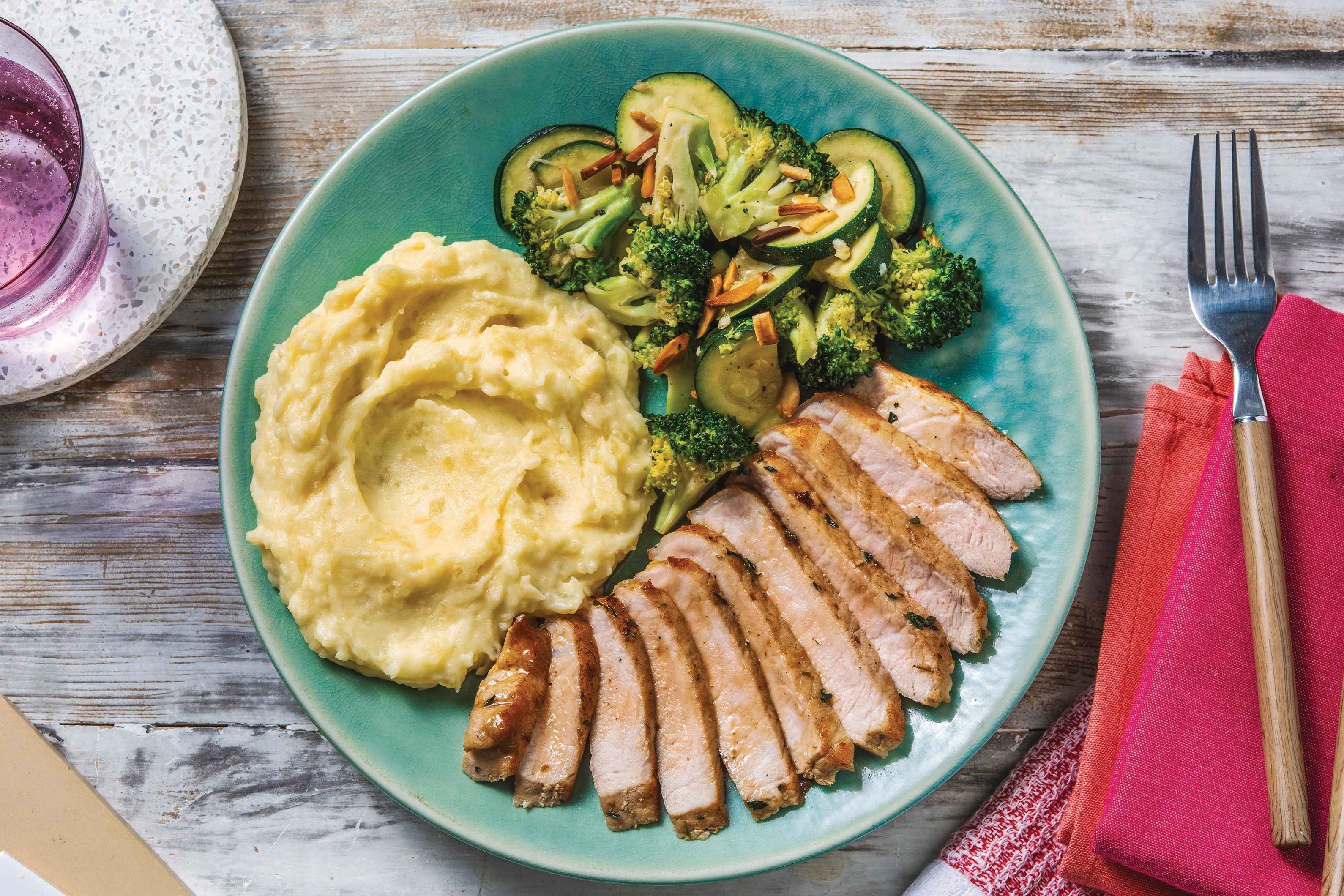 Honey & Thyme Glazed Pork Recipe HelloFresh