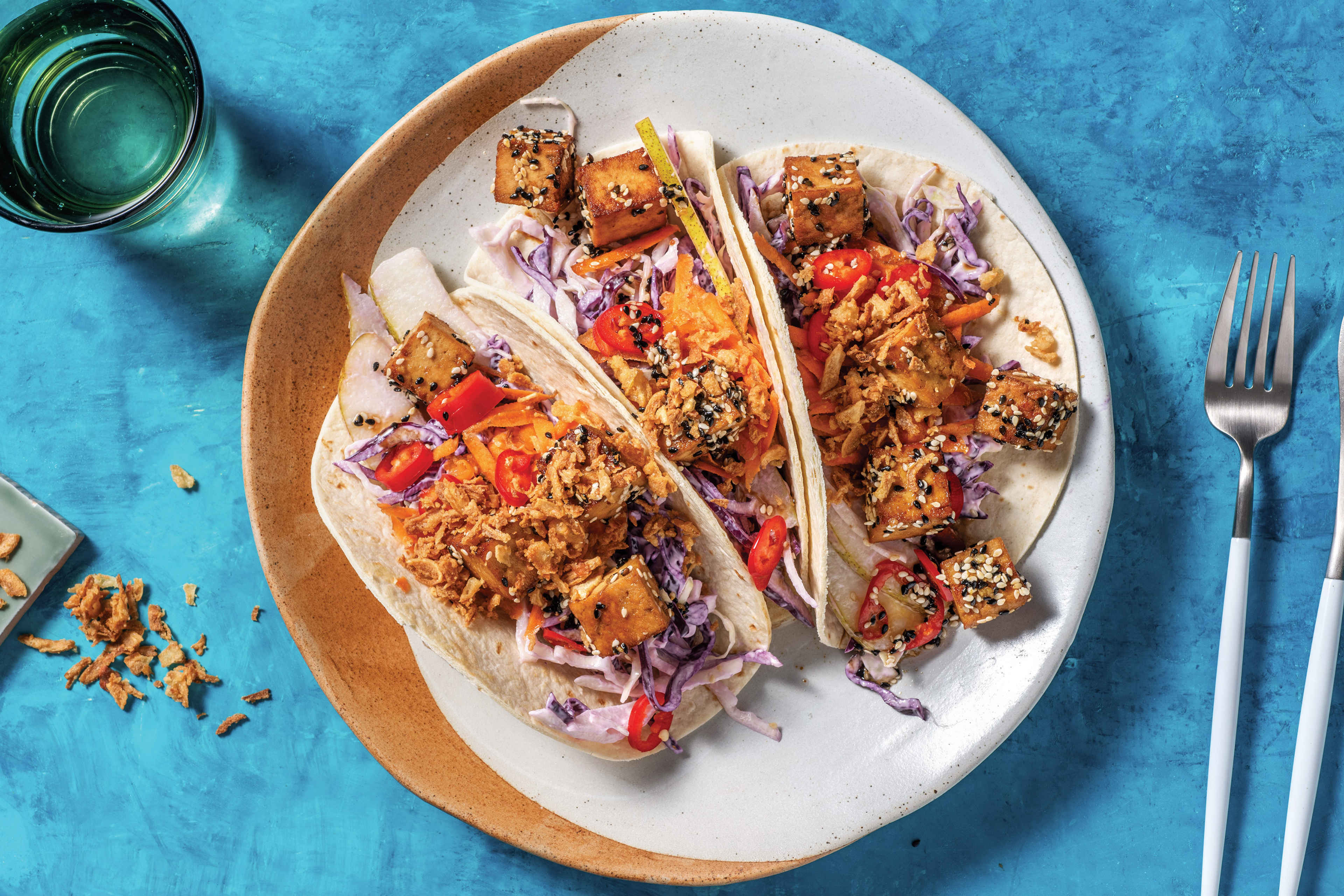 Speedy Japanese Tofu Tacos Recipe HelloFresh