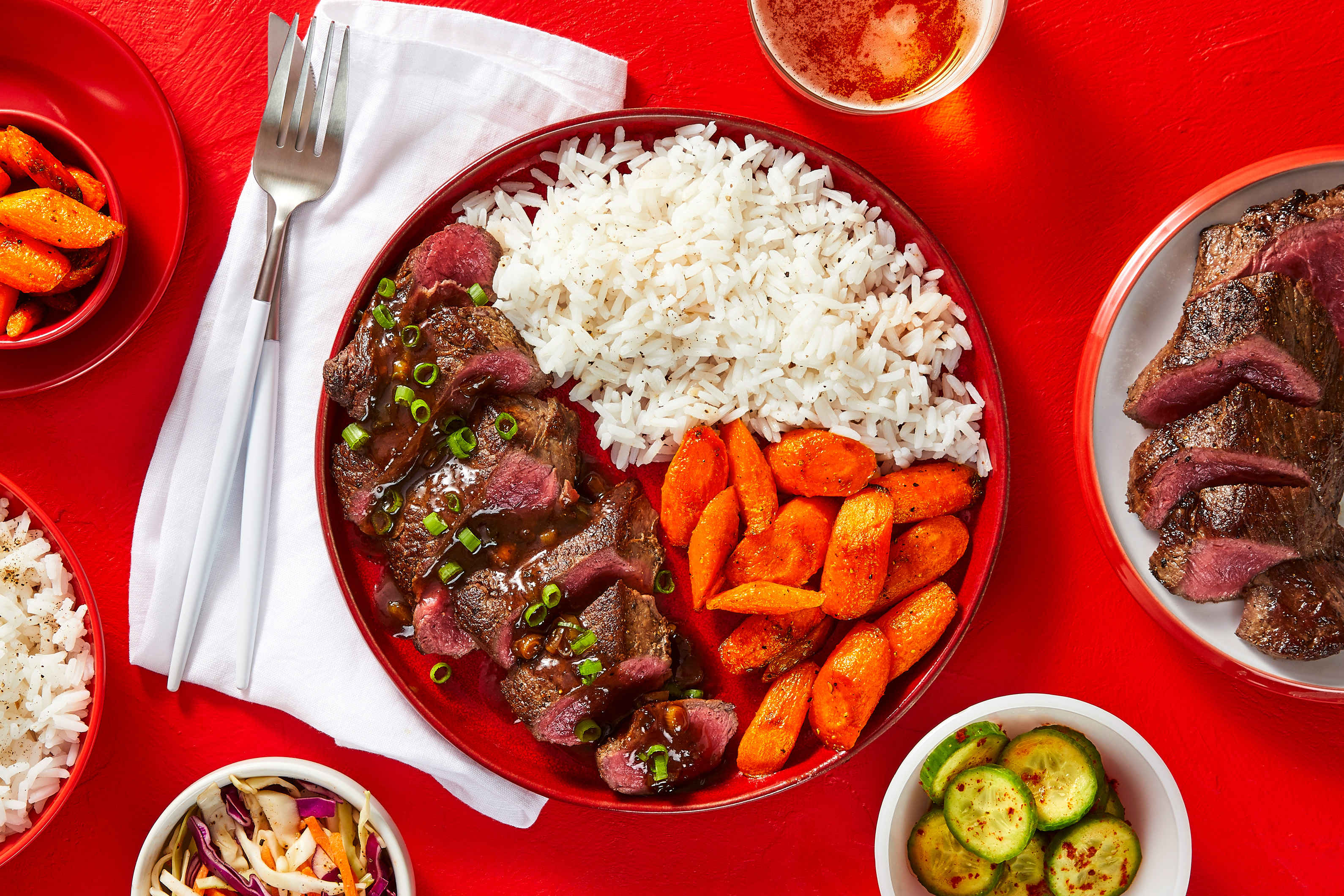 Korean BBQ Bulgogi Sirloin with Banchan Recipe HelloFresh