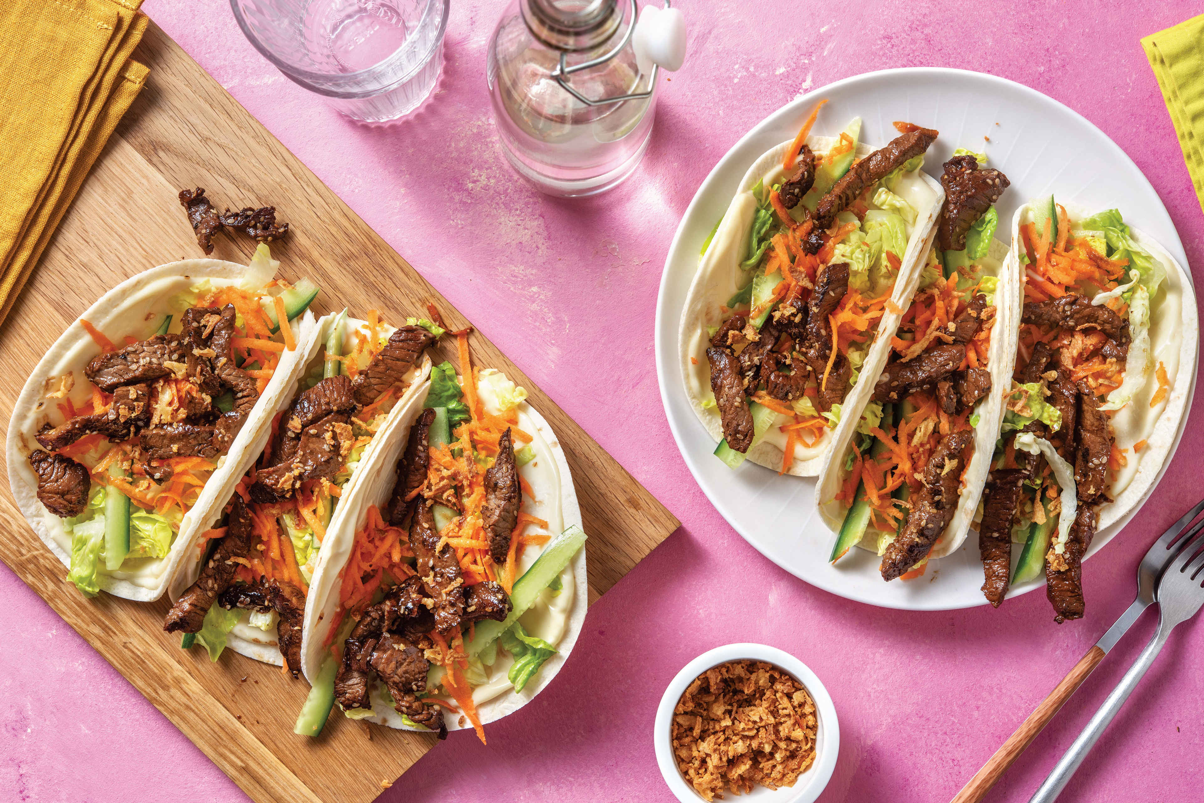 KoreanStyle Beef Tacos Recipe HelloFresh