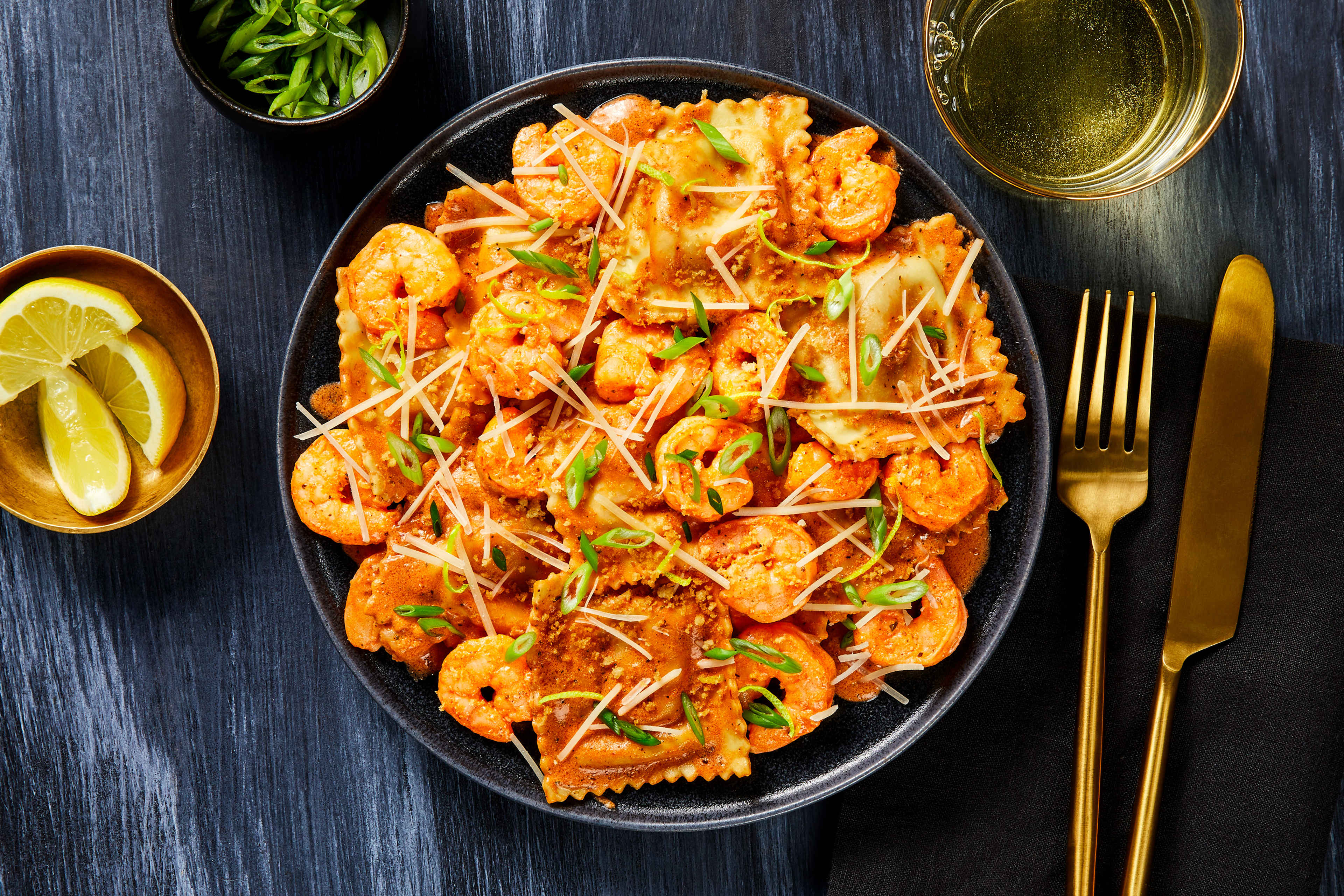 Lobster Ravioli & Shrimp Recipe HelloFresh