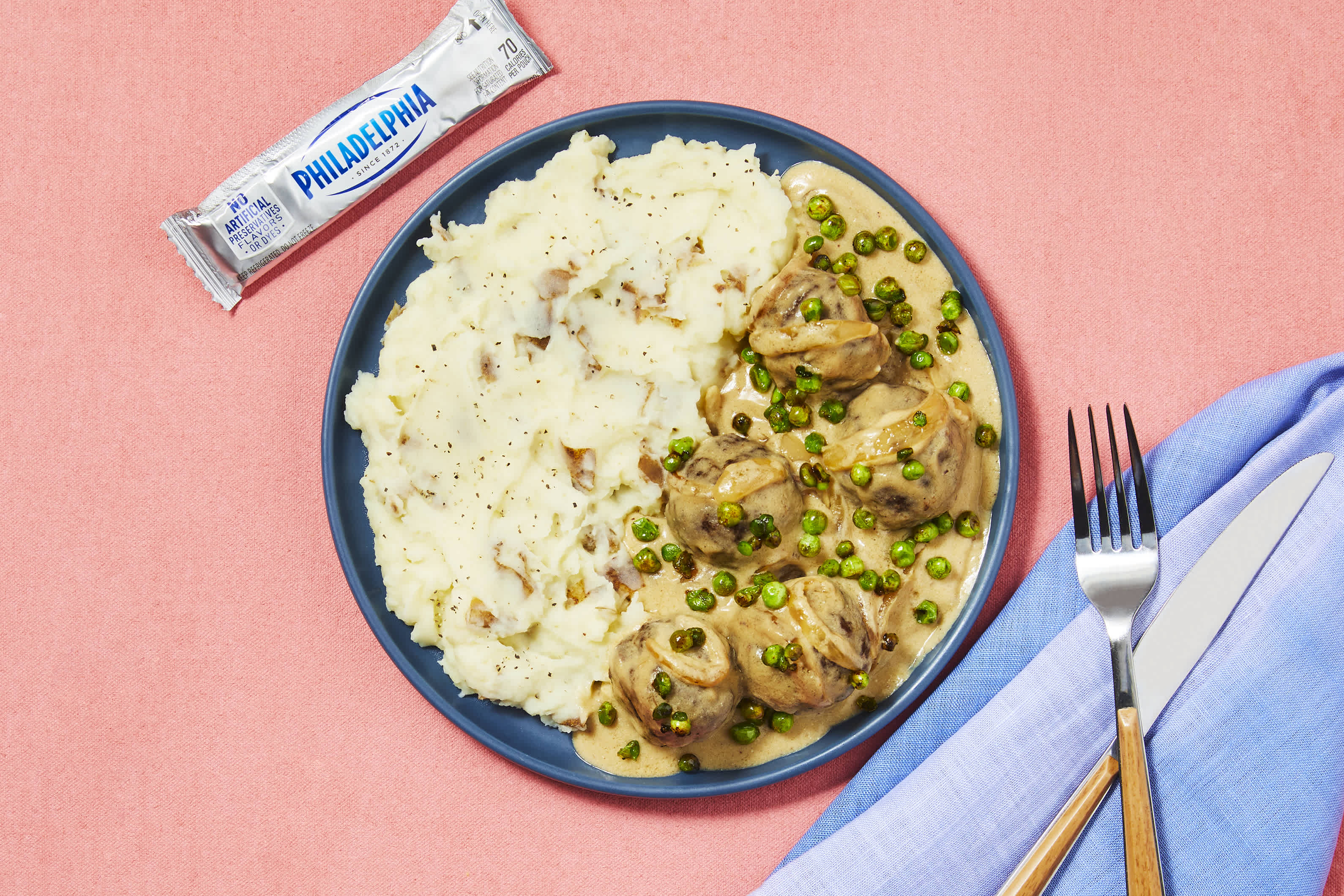 Meatballs & Creamy Onion Gravy Recipe HelloFresh