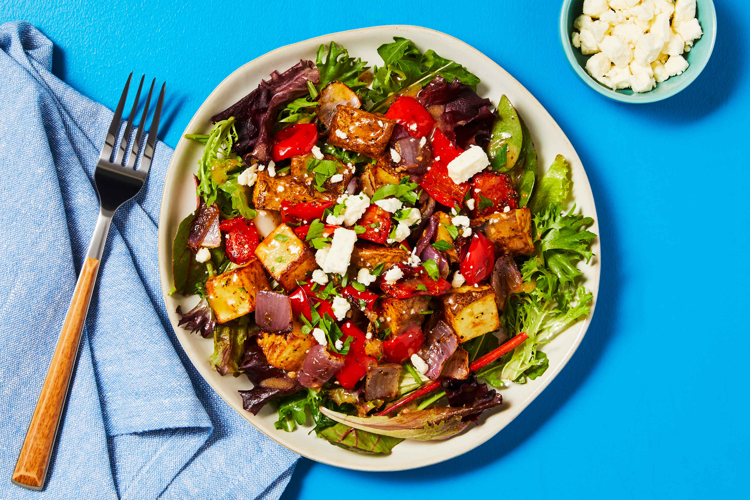 Mediterranean Roasted Vegetable Salad Recipe | HelloFresh