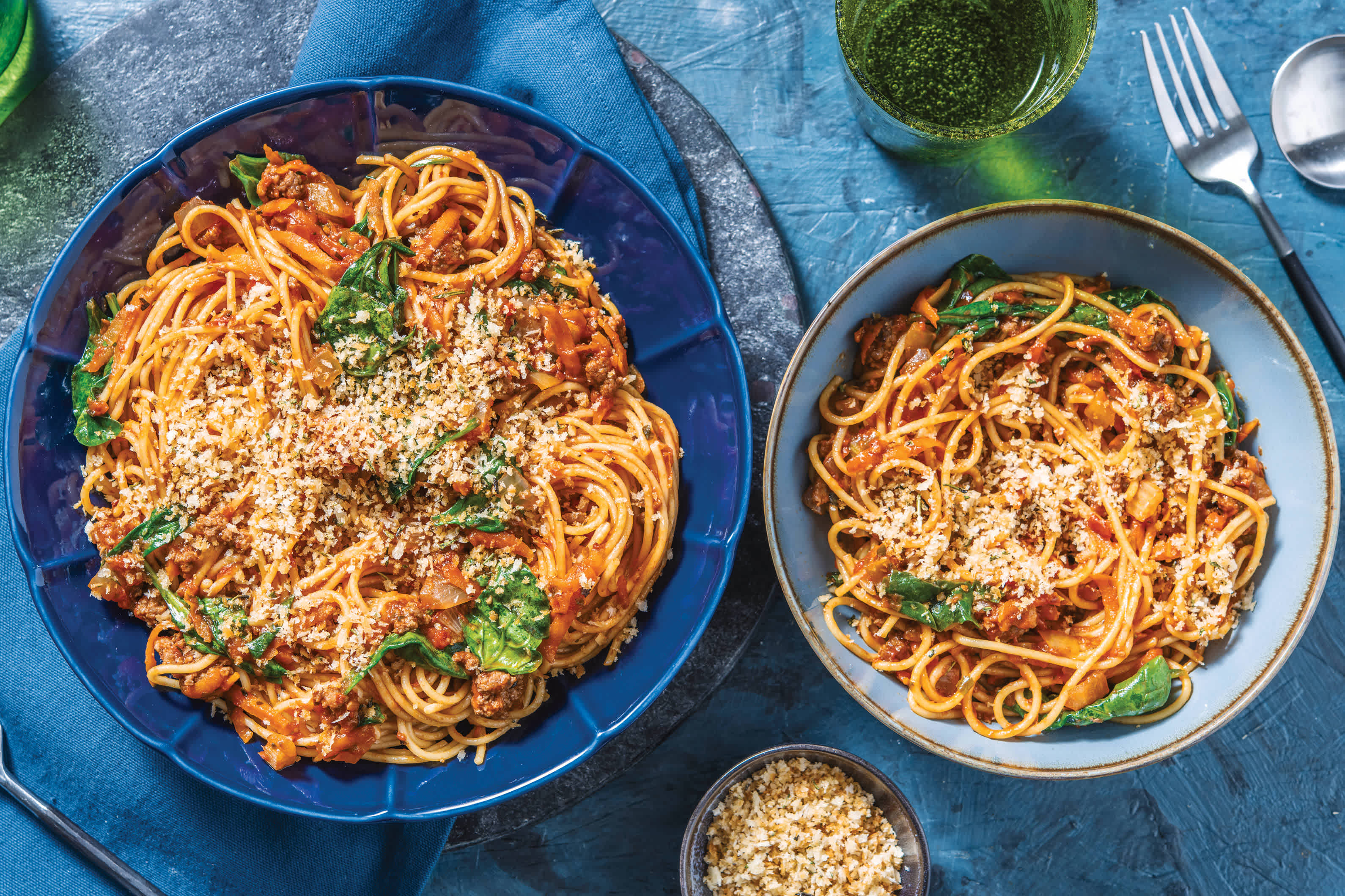 Beef & Veggie Ragu Spaghetti Recipe | HelloFresh