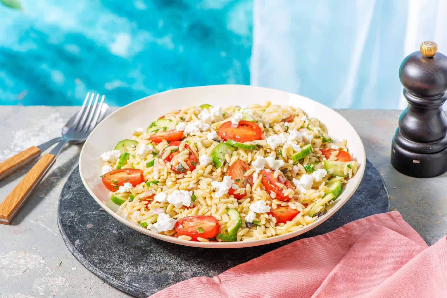 Out-And-About Orzo Pasta Salad