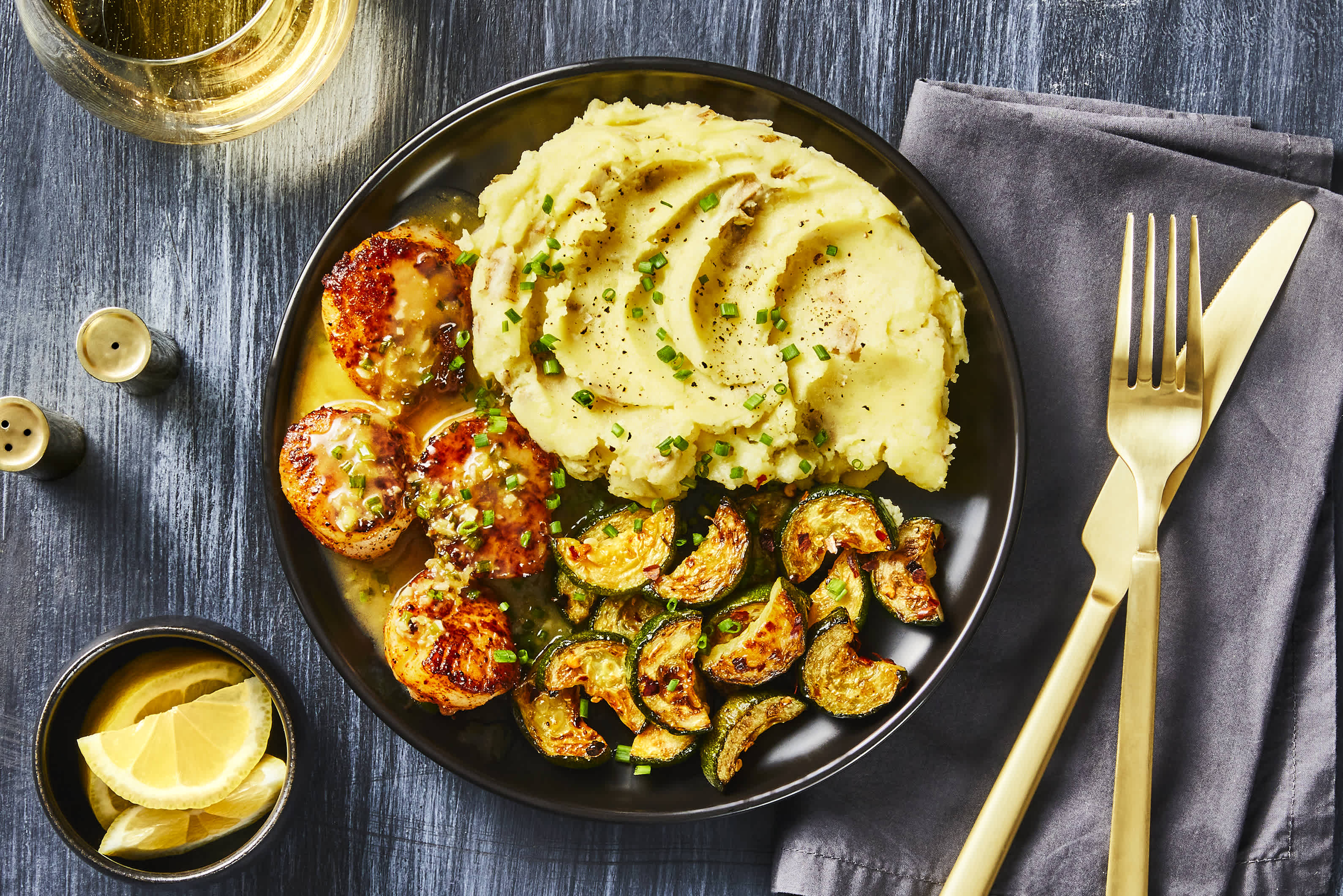 PanSeared Scallops & Lemon Butter Sauce Recipe HelloFresh