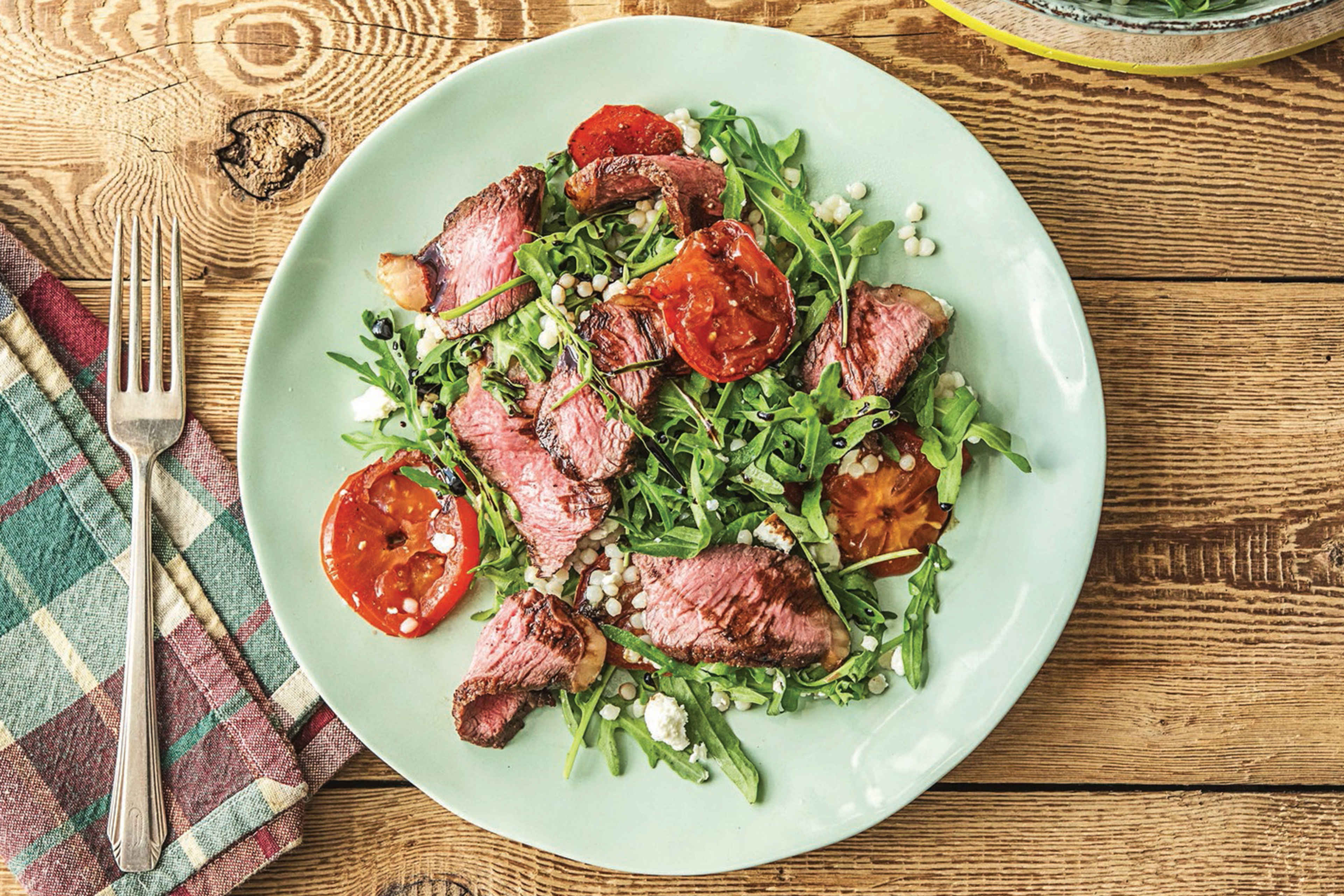 Seared Beef with Pearl Couscous Recipe HelloFresh