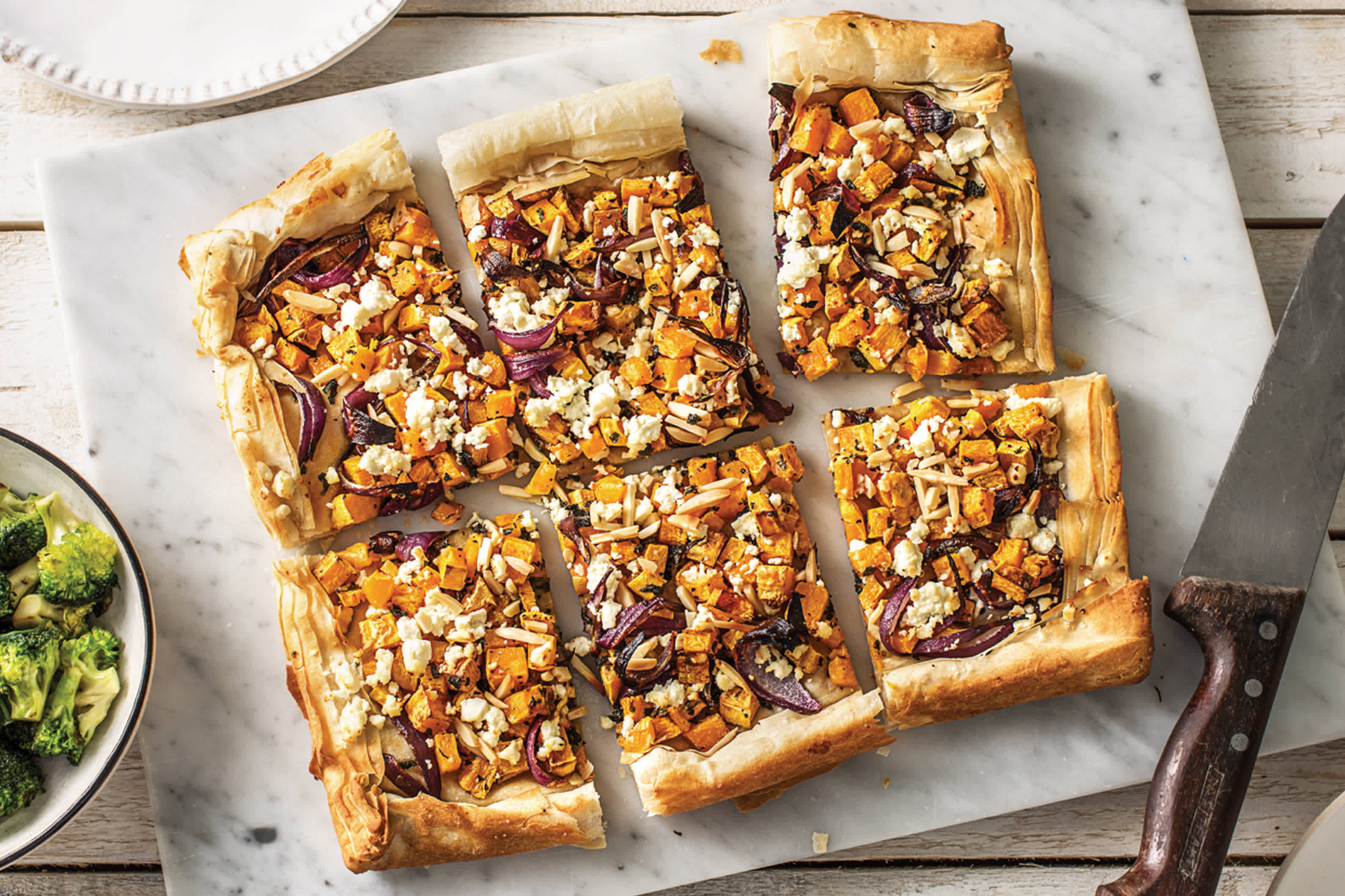 Roast Pumpkin And Fetta Tart Recipe Hellofresh