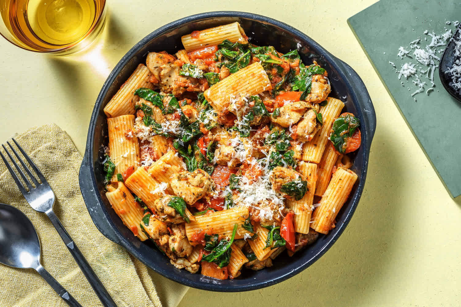 Roasted Garlic and Chicken Rigatoni Recipe HelloFresh