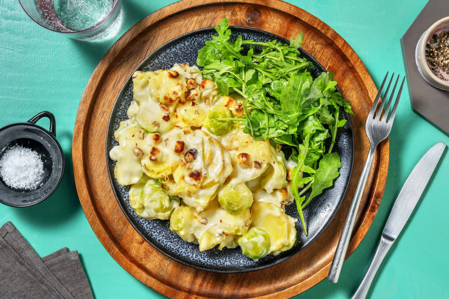 Rosenkohl-Kartoffel-Gratin Rezept | HelloFresh