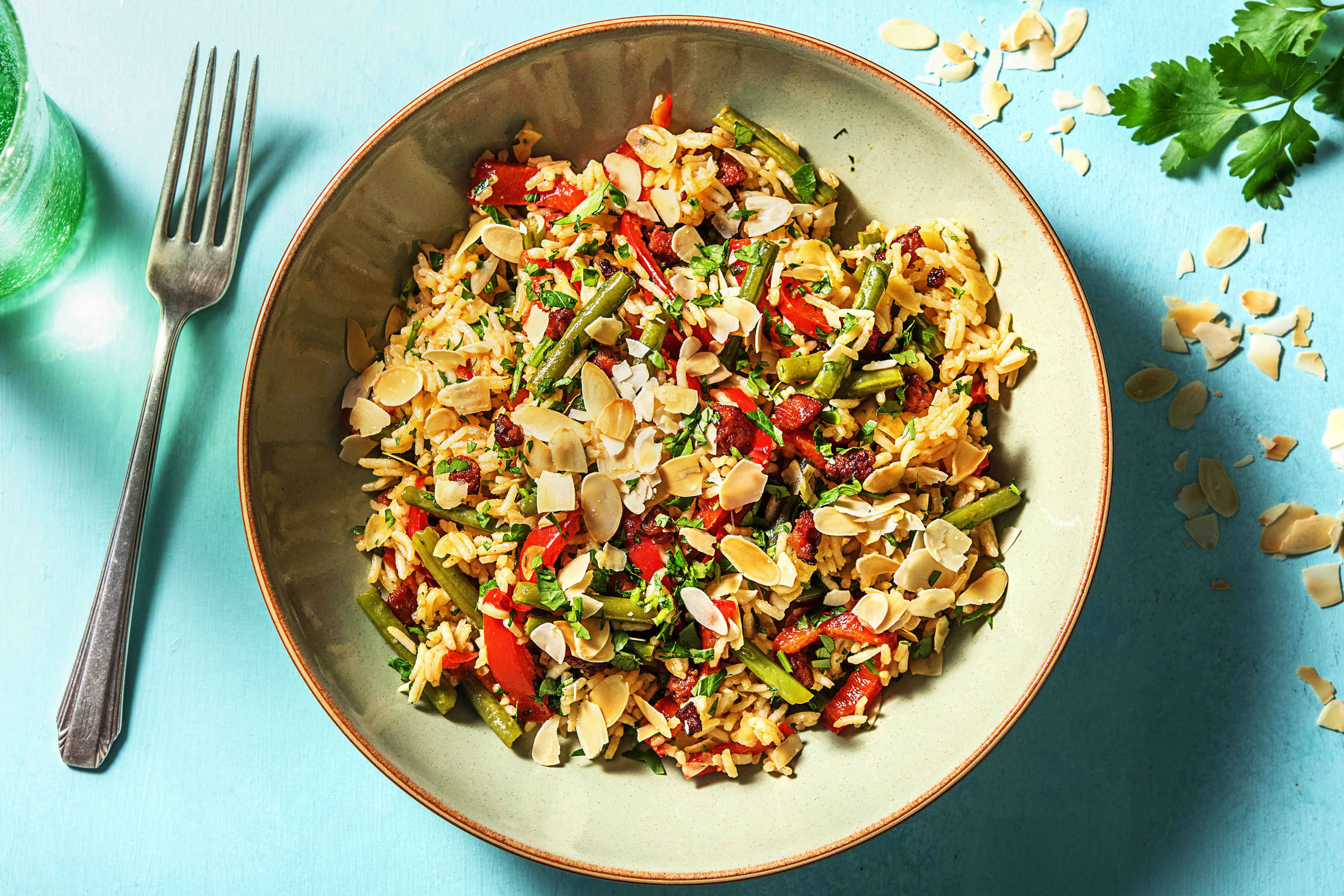 Chorizo & Vegetables Pilaf Recipe HelloFresh