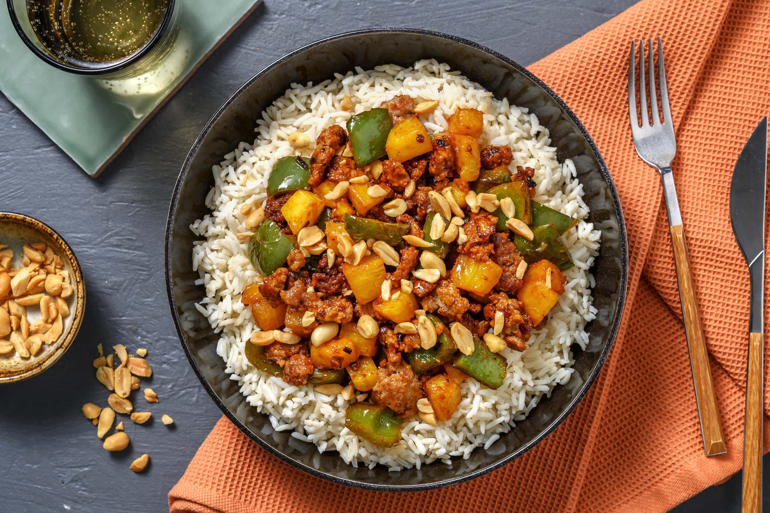 Sweet and Sour Pork and Rice Recipe HelloFresh