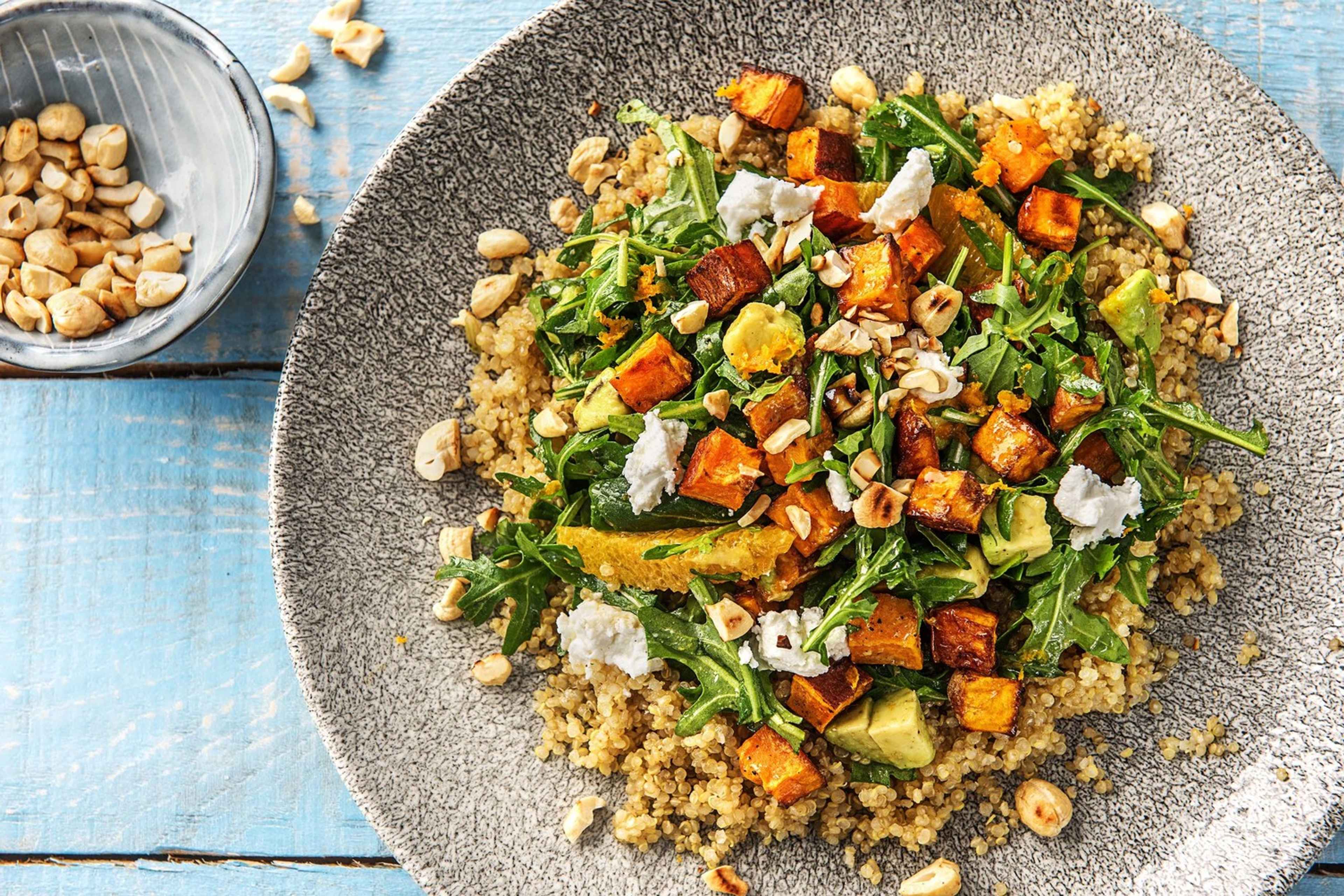 Roasted Sweet Potato Quinoa Salad Recipe HelloFresh