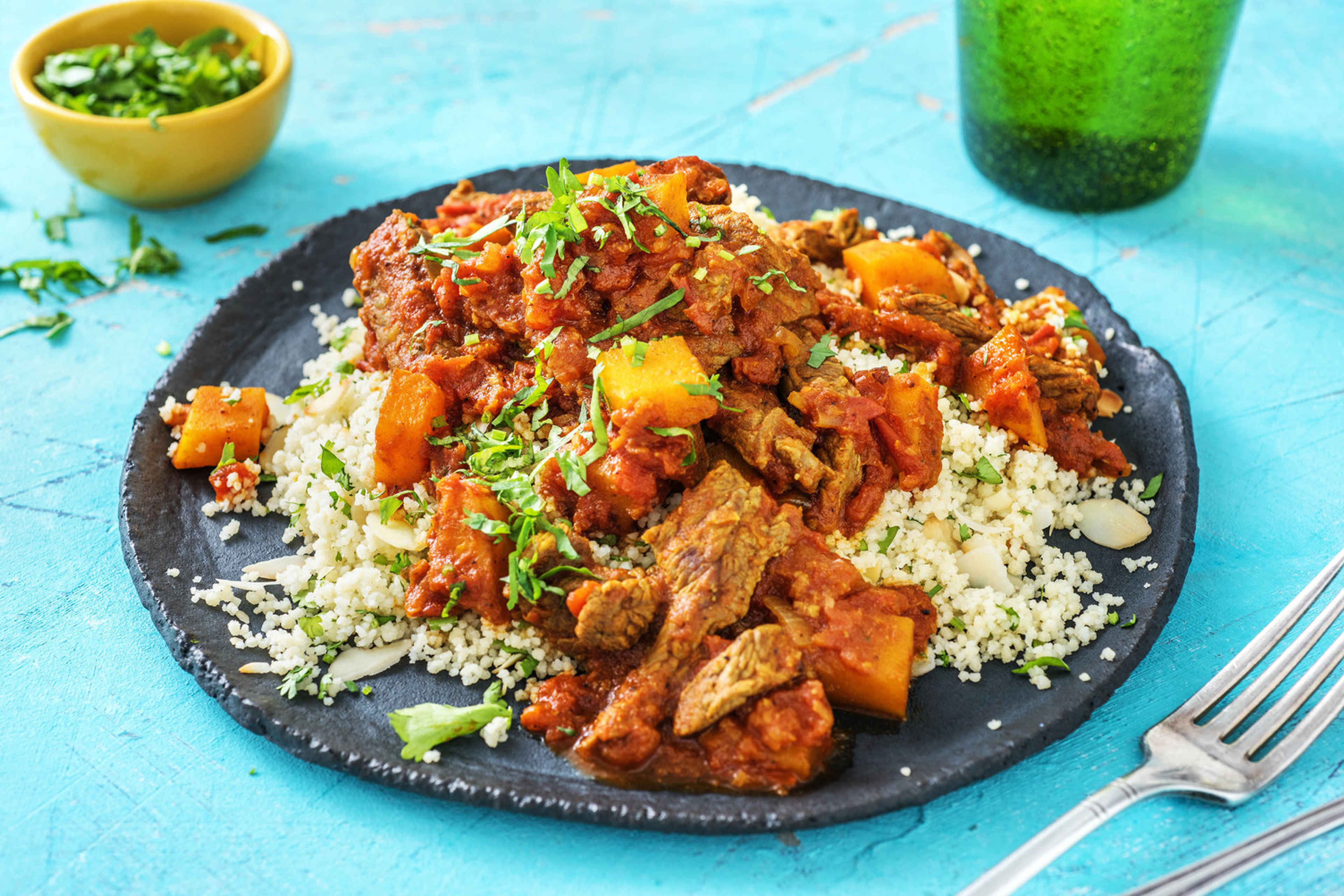 Beef Tagine and Butternut Squash Couscous Recipe HelloFresh