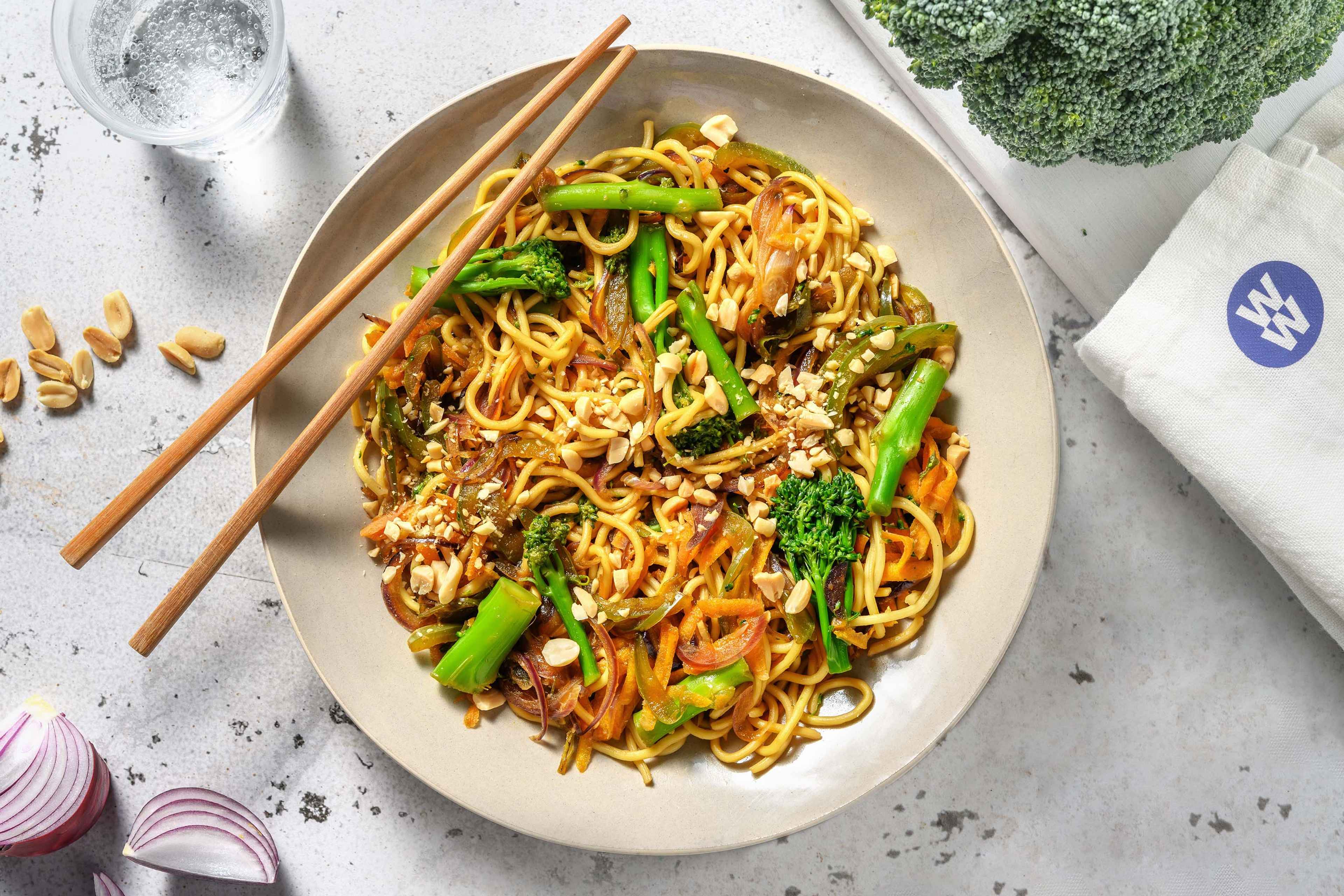Teriyaki Veggie Noodle StirFry Recipe HelloFresh