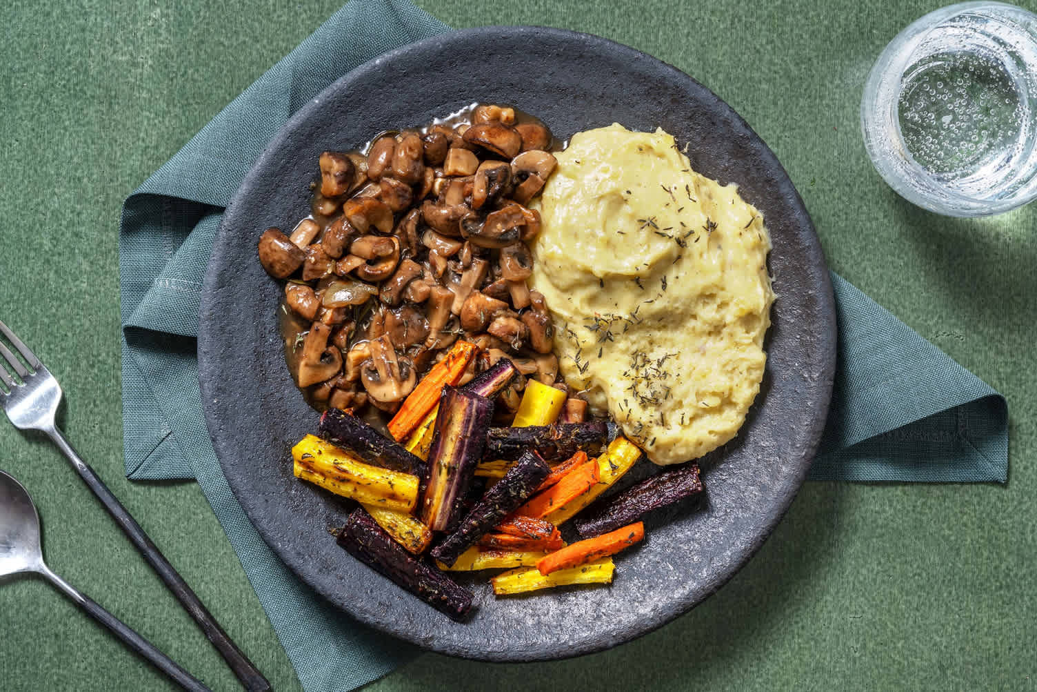 Veganes Maronen-Pilz-Ragout Rezept | HelloFresh