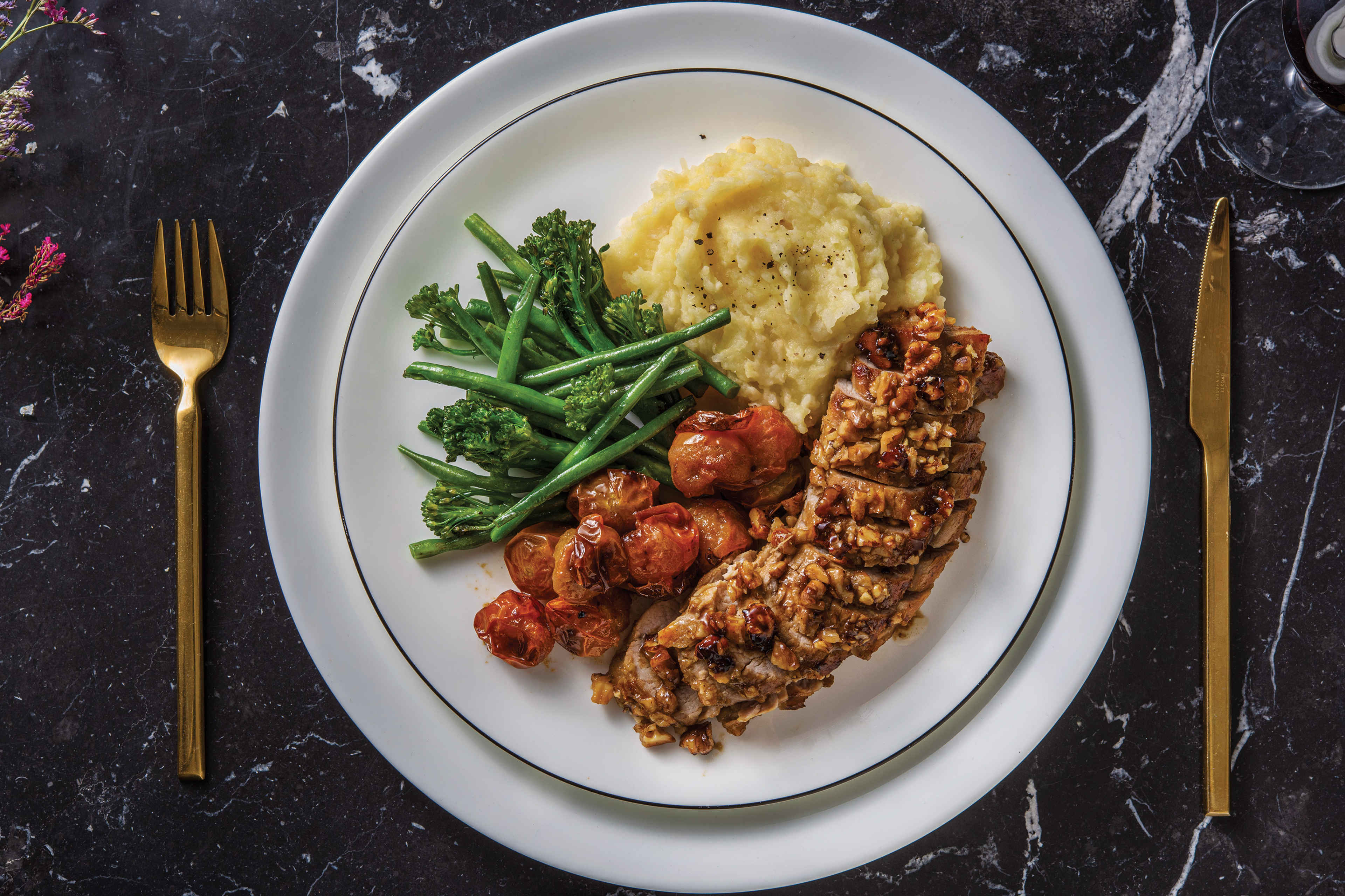 WalnutCrusted Pork Tenderloin Recipe HelloFresh