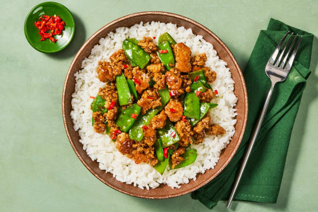 Sauté de porc sucré-épicé