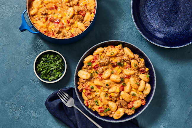 Tout-en-un : Gnocchi au maïs et au chorizo